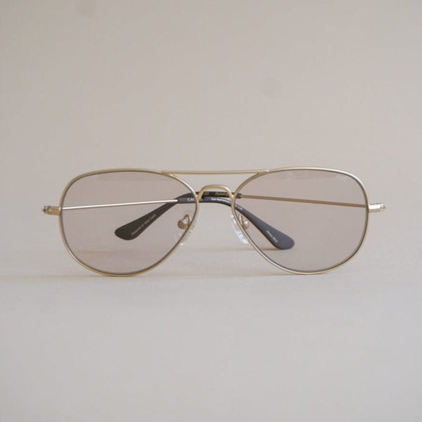 Caddis Glasses Mabuhay in Matte Gold Charcoal display picture 1