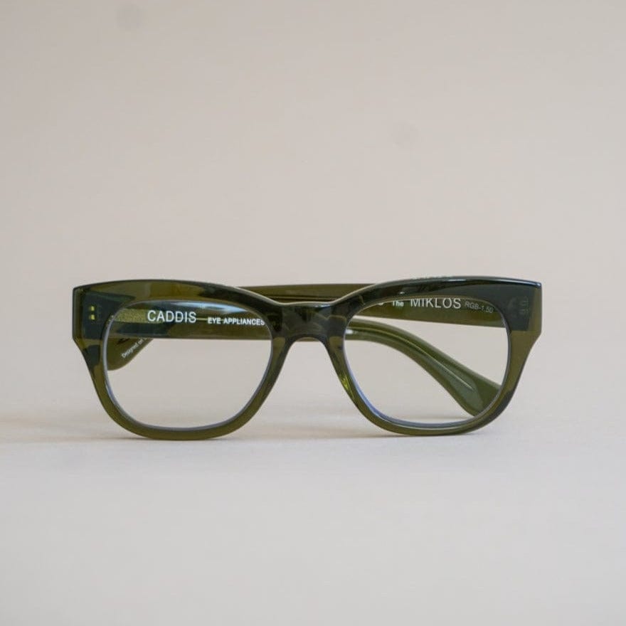 Caddis Eyewear 0.00 Caddis Glasses Miklos in Heritage Green