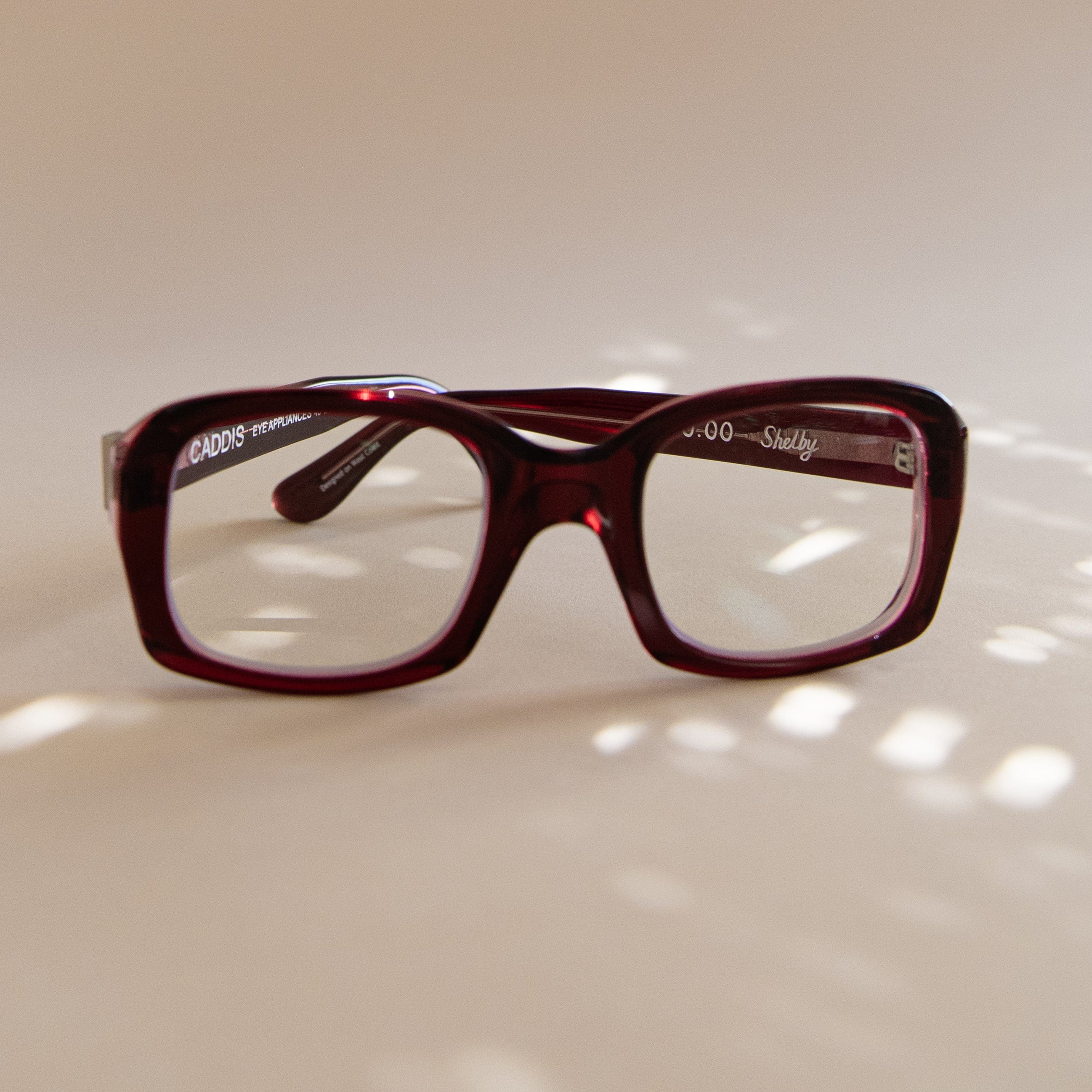 Caddis Eyewear 0.00 Caddis Glasses Shelby in Boxwine