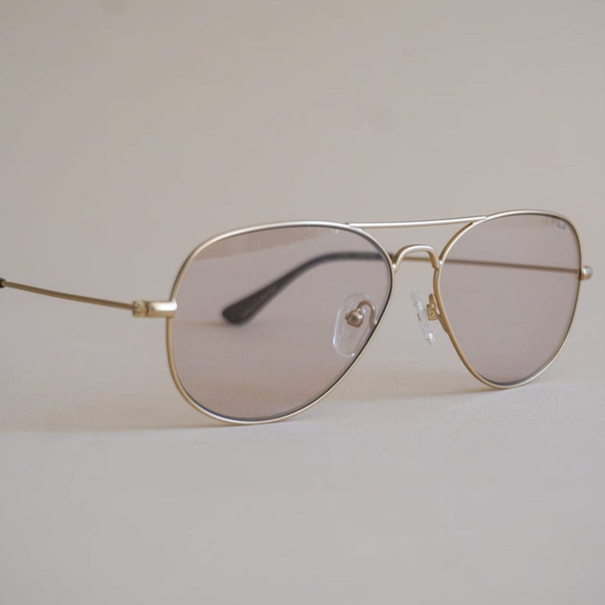 Caddis Eyewear Caddis Glasses Mabuhay in Matte Gold Charcoal