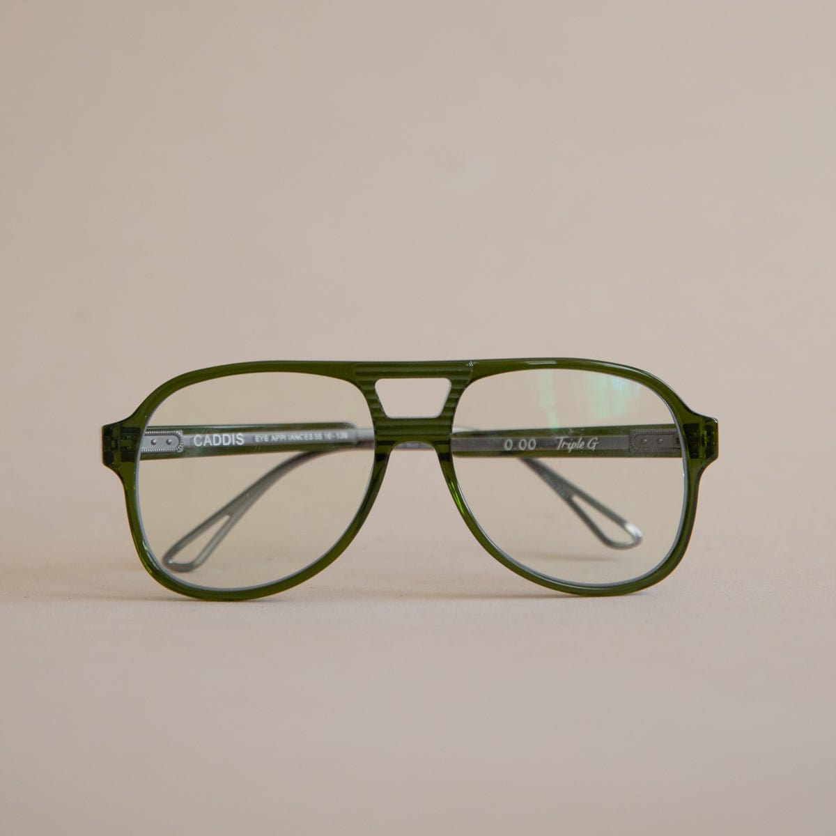 Caddis Eyewear Heritage Green / 0.00 Caddis Glasses Triple G