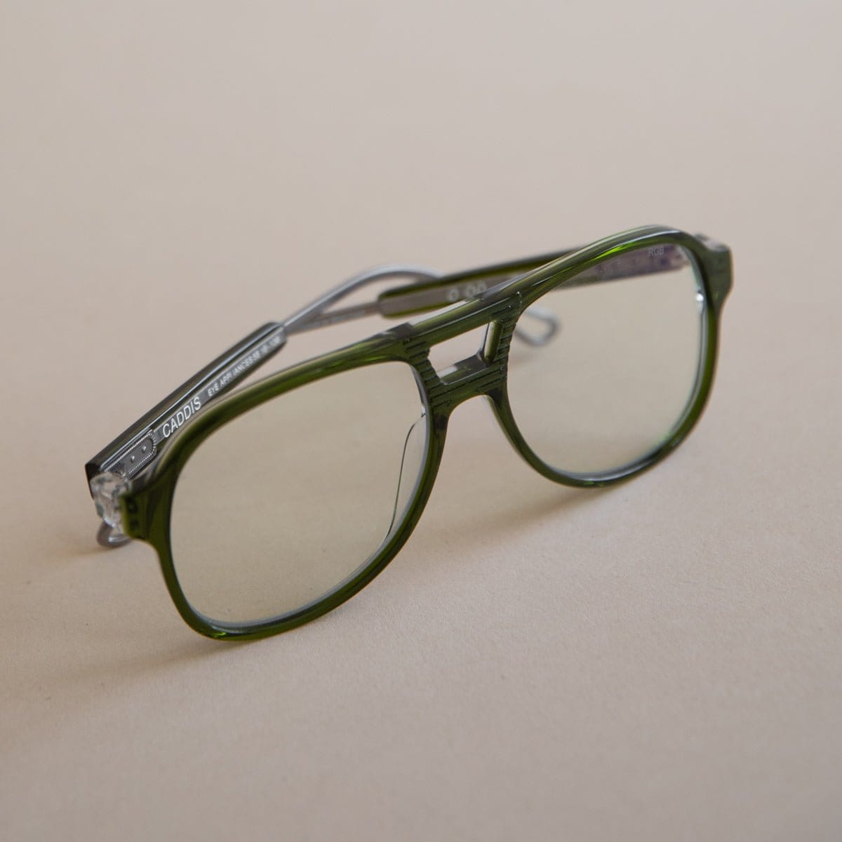 Caddis Eyewear Heritage Green / 0.00 Caddis Glasses Triple G