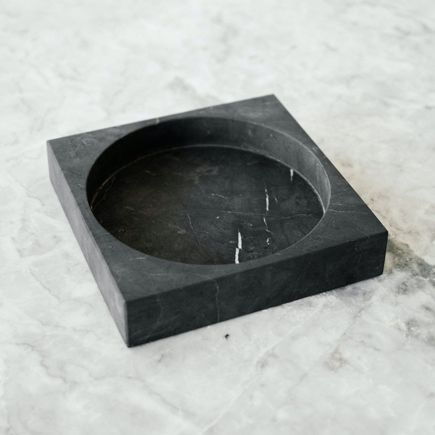 Casa Mineral Trays + Catchalls Marble Cubo Bajo Plate | PICKUP ONLY