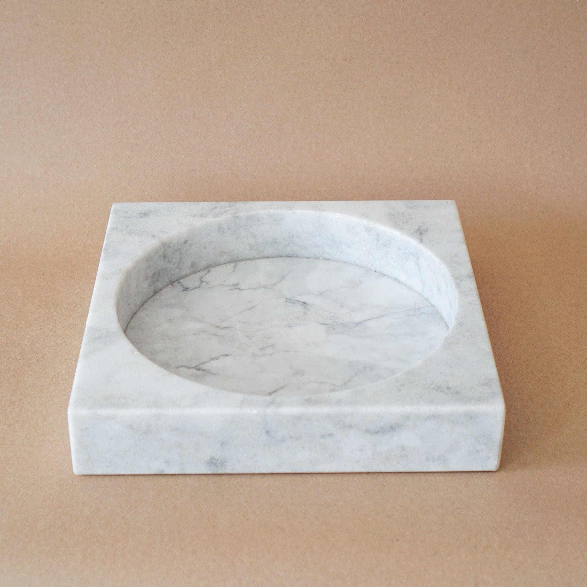 Casa Mineral Trays + Catchalls Marble Cubo Bajo Plate | PICKUP ONLY