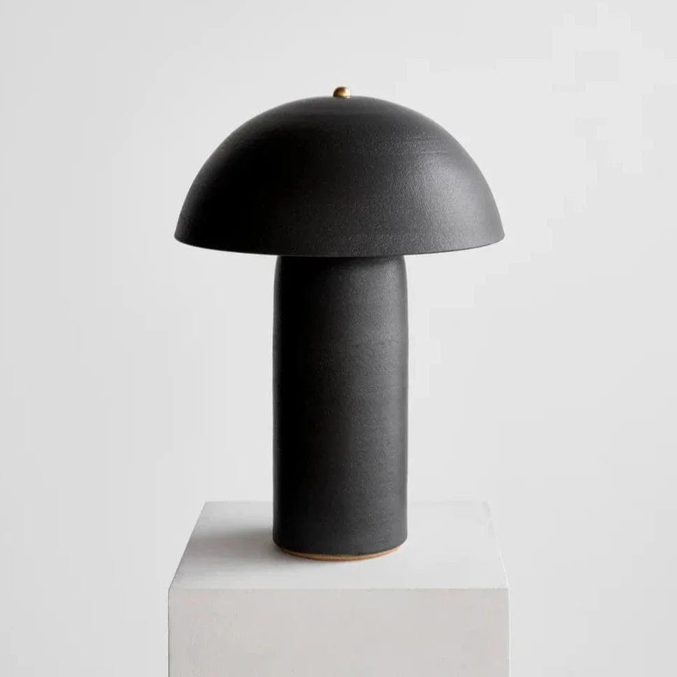 Ceramicah Lamps Large Tera Lamp in Black by Ceramicah