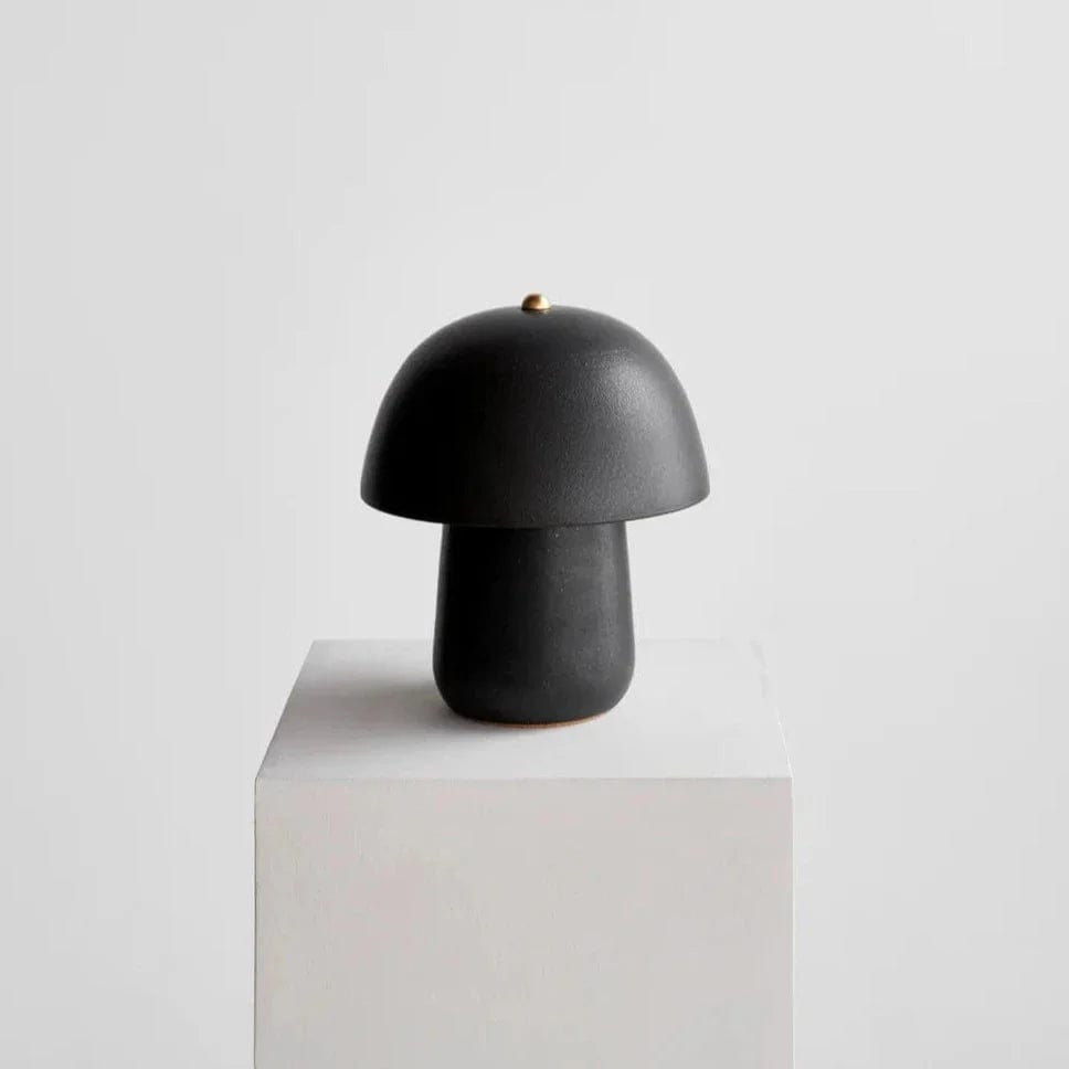 Ceramicah Lamps Small Tera Lamp in Black by Ceramicah