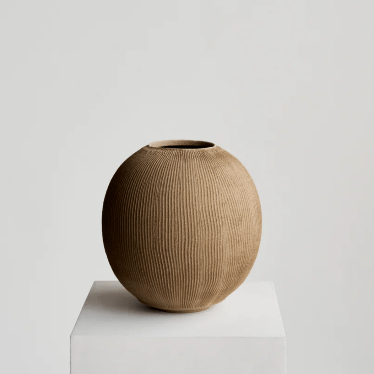 Ceramicah Statement Piece Extra Large Dune 02 Vessel in Sand by Ceramicah