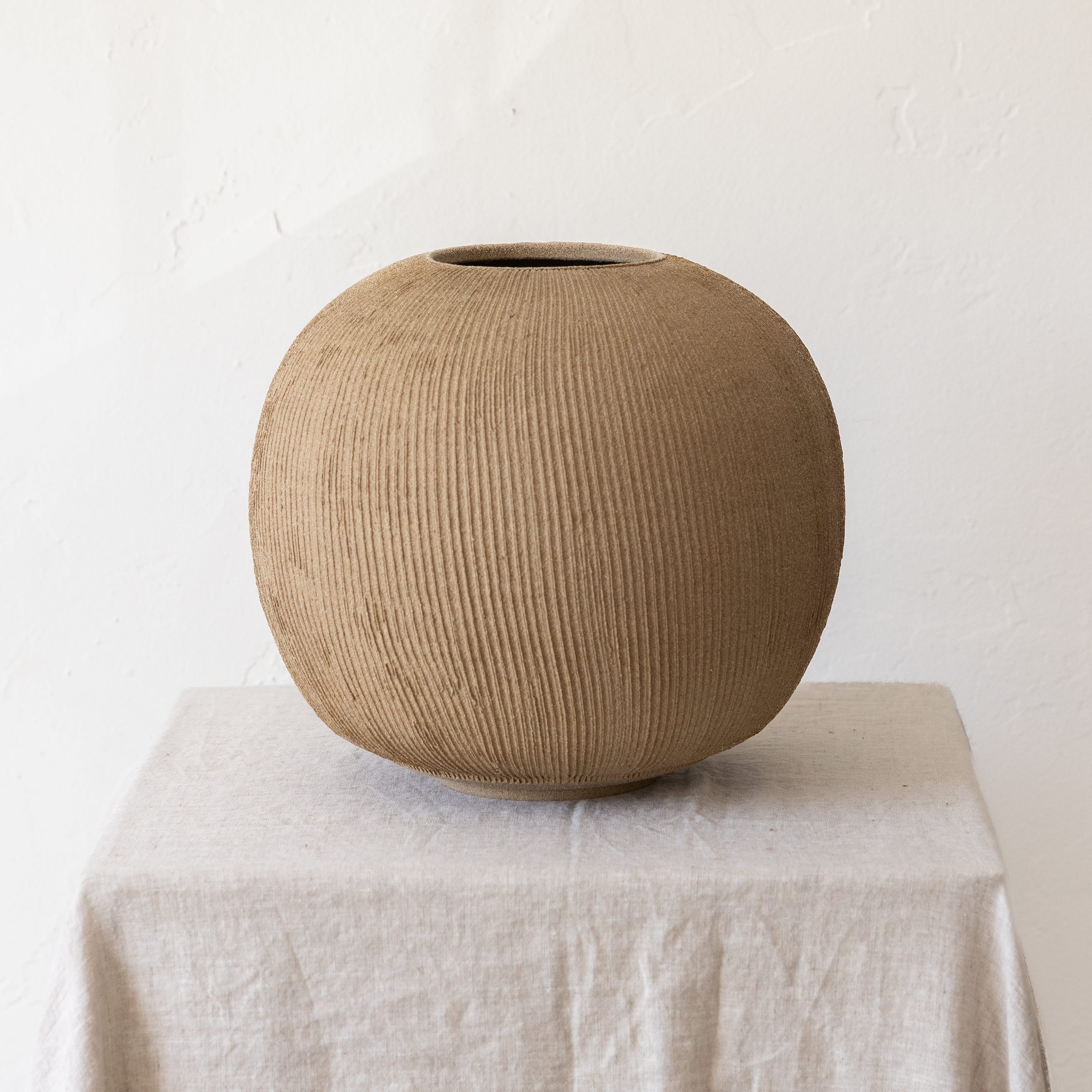 Ceramicah Statement Piece Sand / Extra Large Dune 02 Vessel by Ceramicah