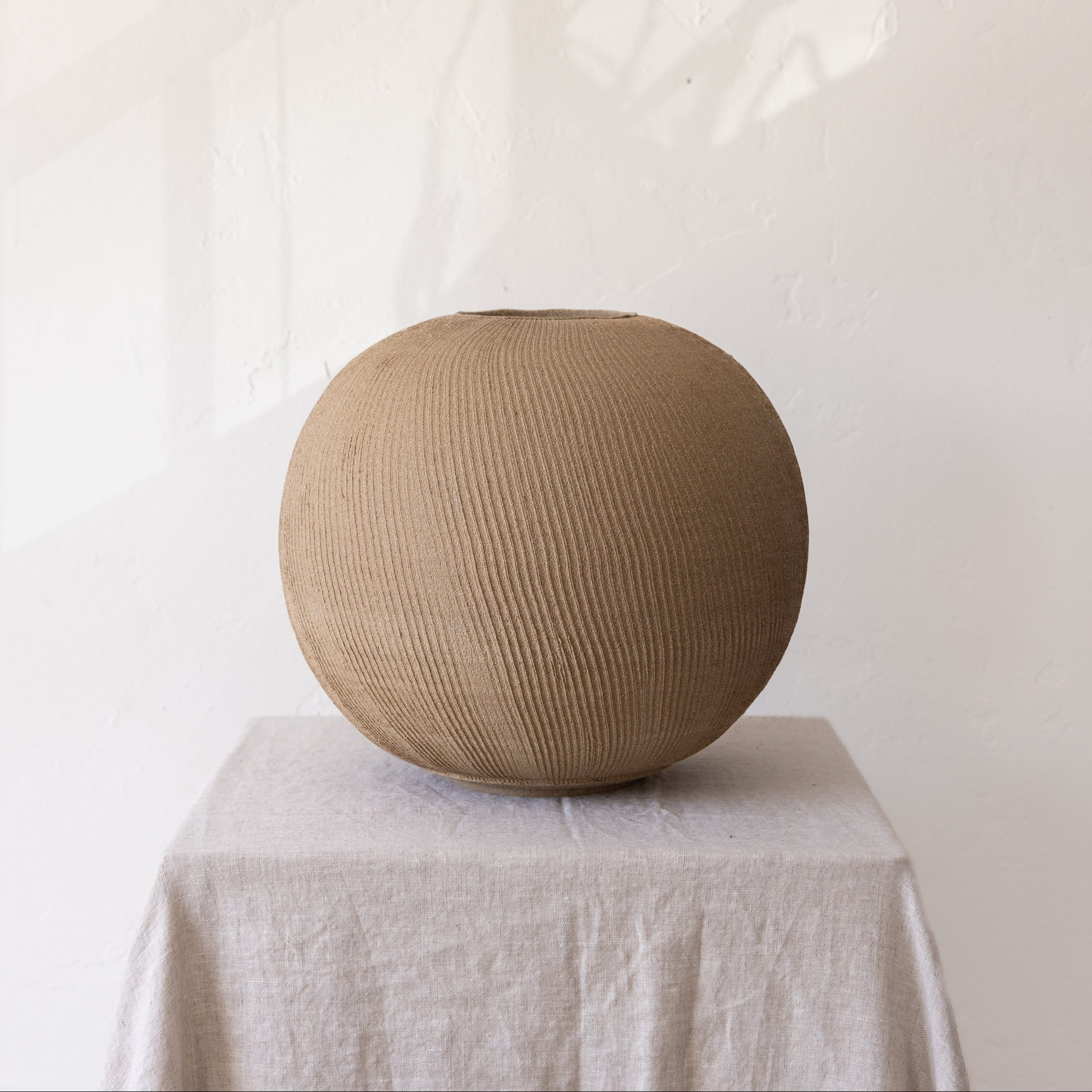 Ceramicah Statement Piece Sand / Large Dune 02 Vessel by Ceramicah