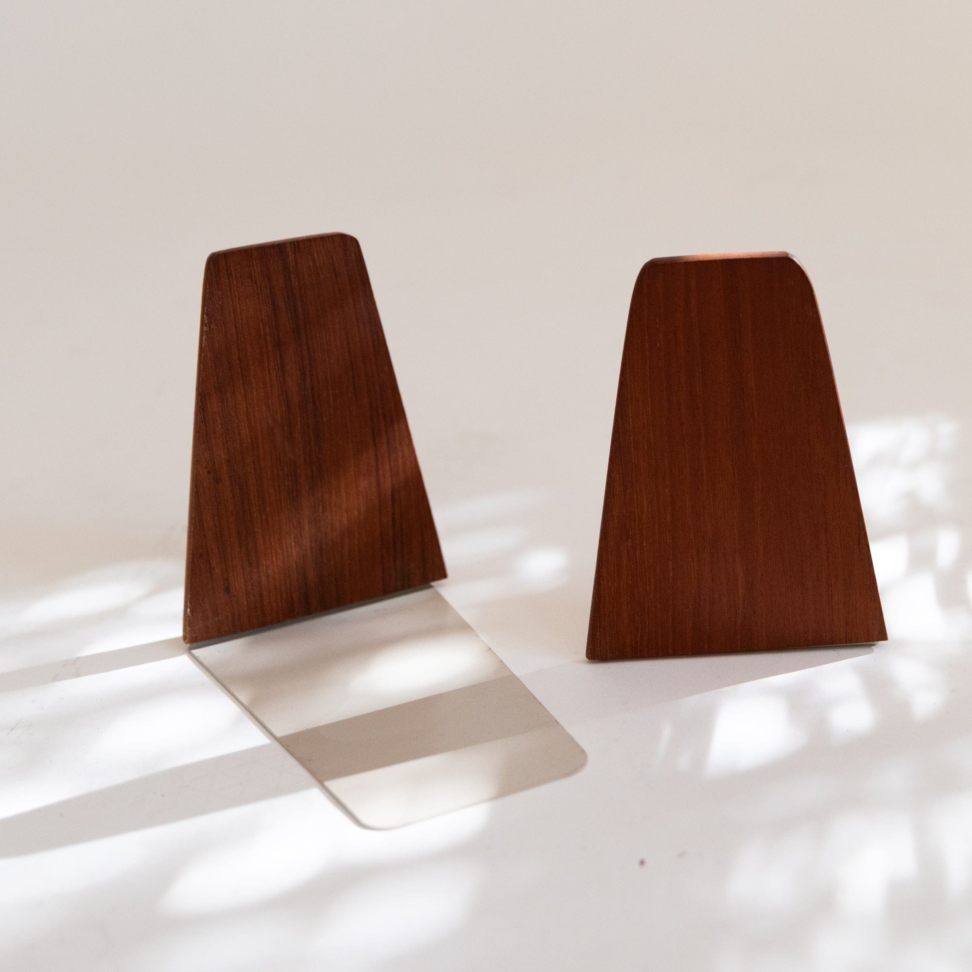 +COOP Bookends Pair of Kai Kristiansen Danish Teak Bookends