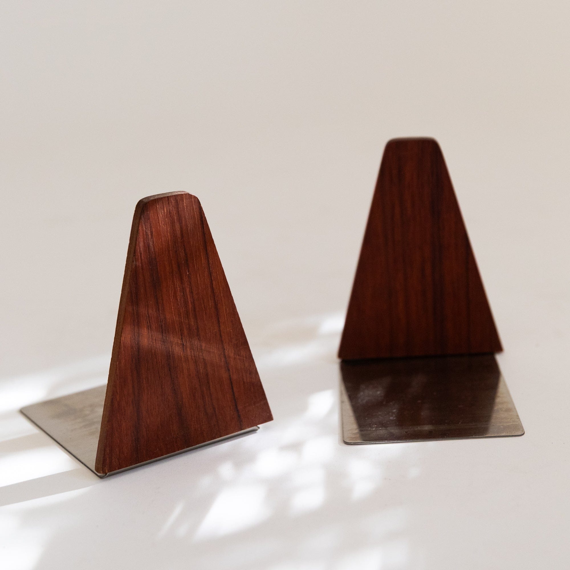 +COOP Bookends Pair of Kai Kristiansen Danish Teak Bookends