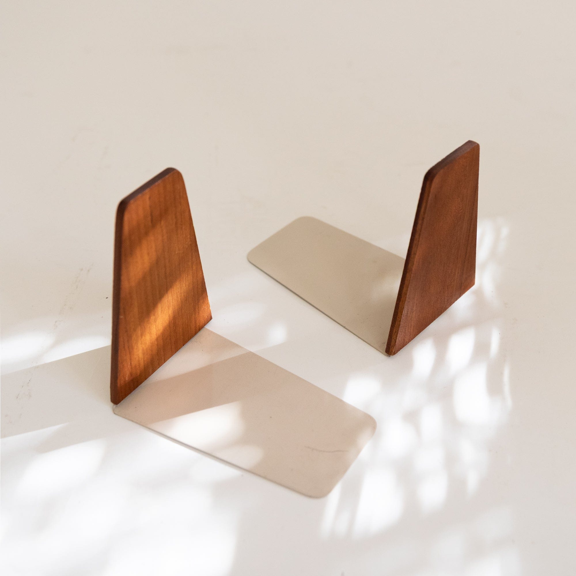 Vintage Pair of Kai Kristiansen Danish Teak Bookends