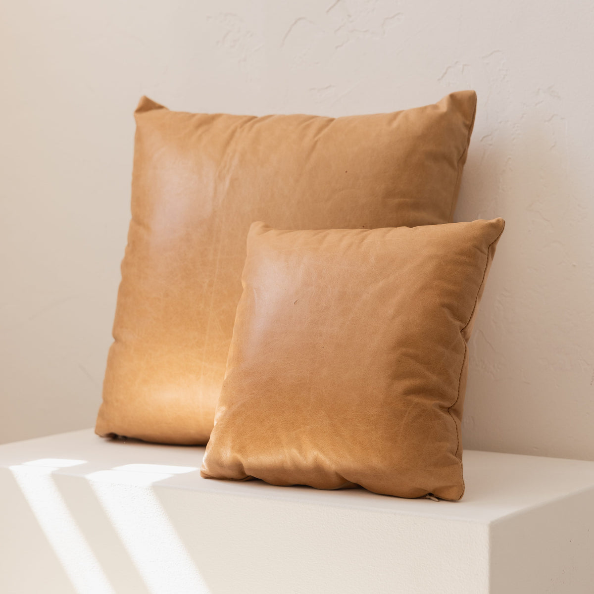 +COOP Pillows 12" x 12" Leather Pillows