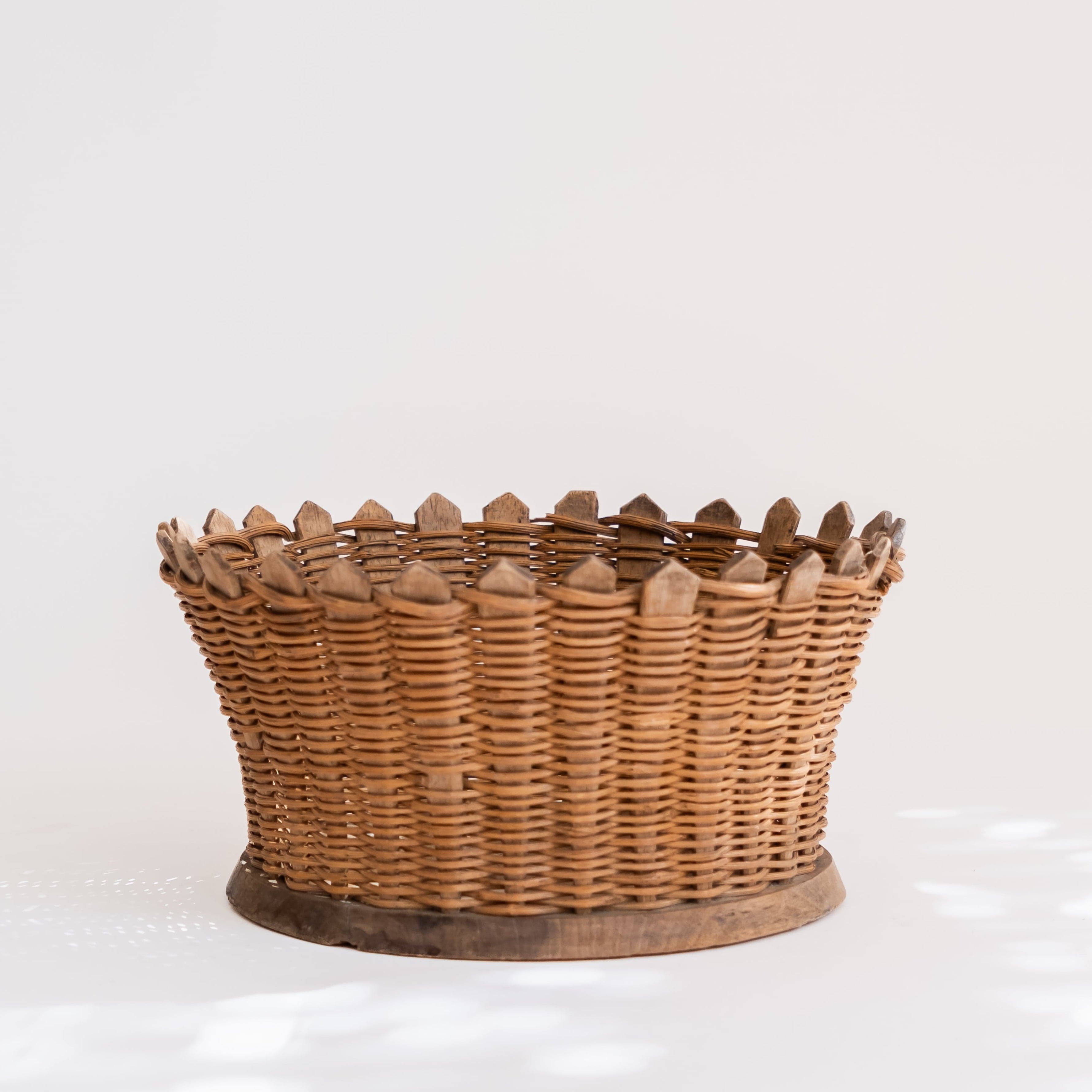 +COOP Vintage Baskets Round Vintage Basket