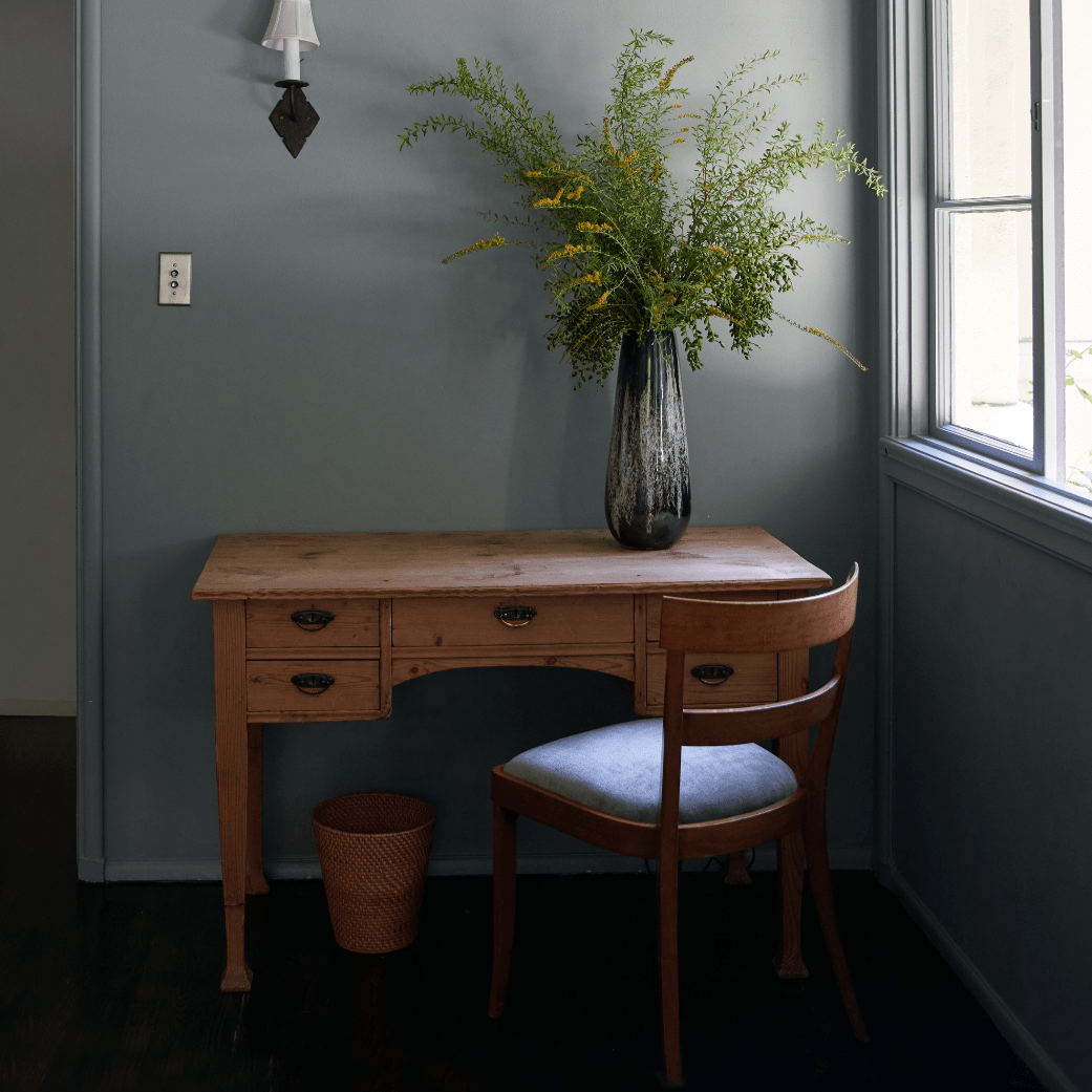 +COOP Vintage Office Oak Writing Desk