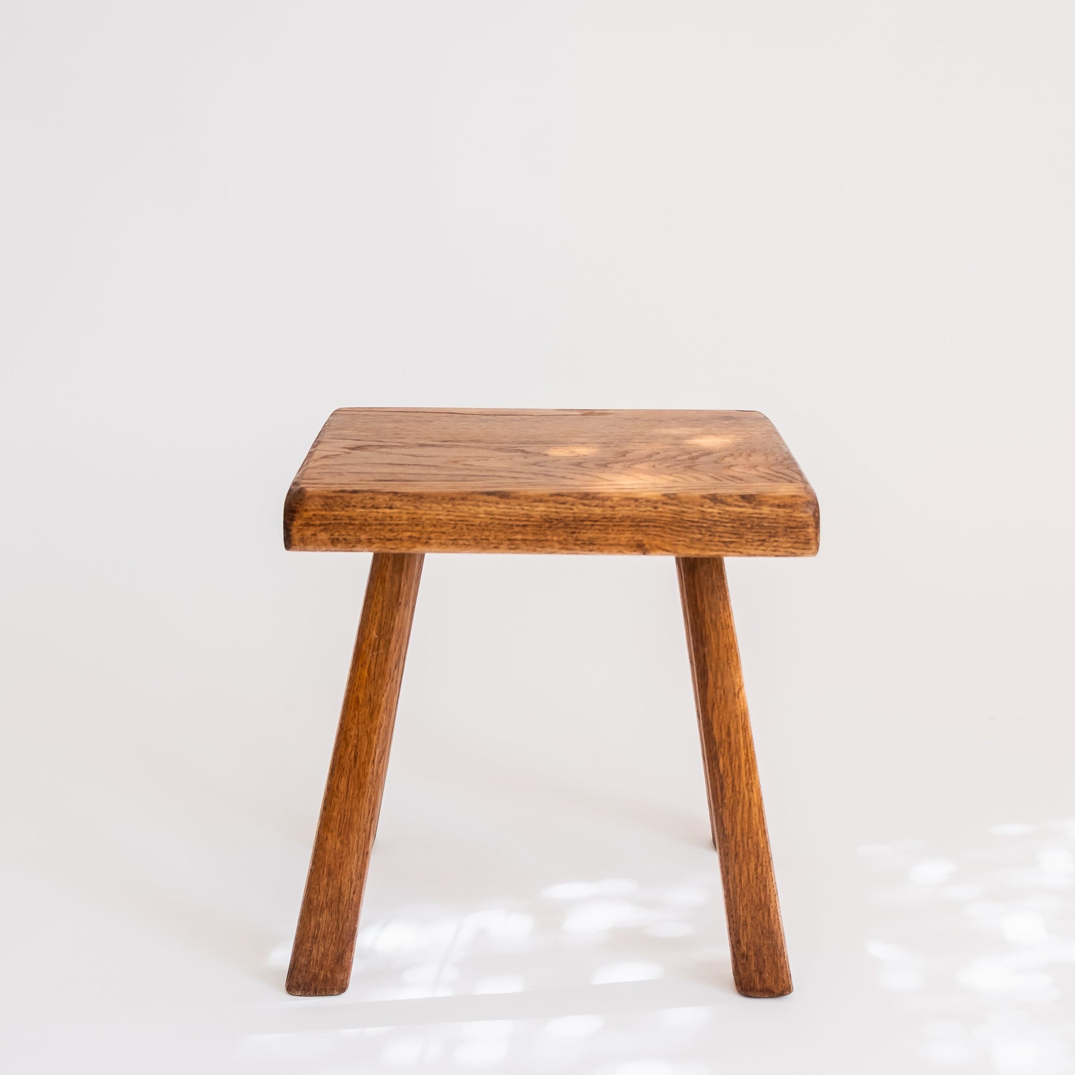 Vintage Pierre Chapo Style Side Table or Stool