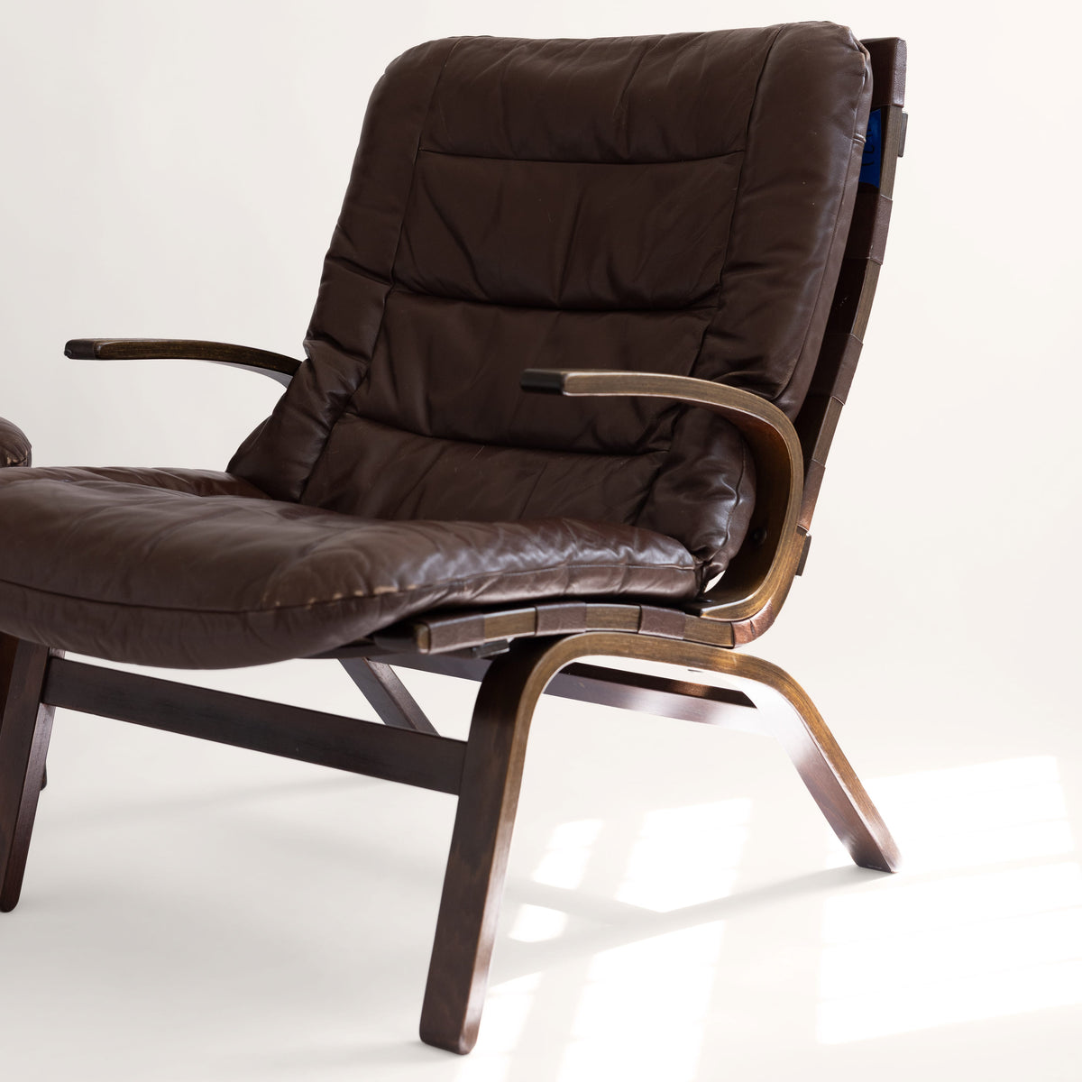 +COOP Vintage Seating Pair of Danish Leather Lounge Chairs