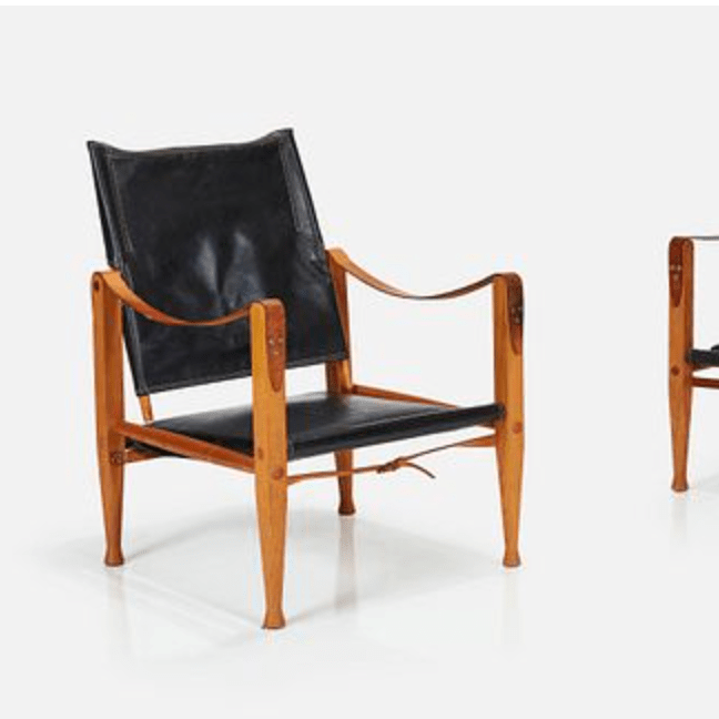 +COOP Vintage Seating Pair of 'Safari' Chairs by Kaare Klint