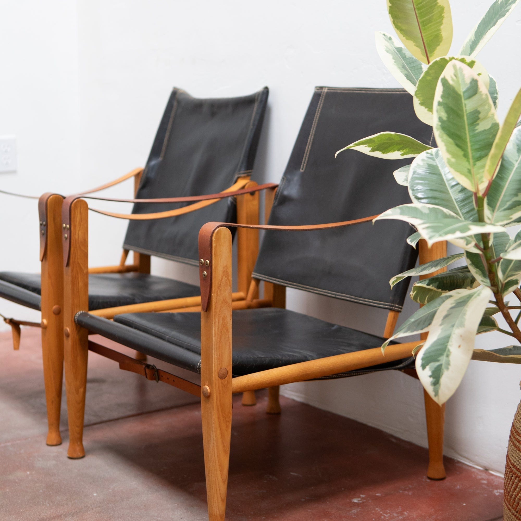 +COOP Vintage Seating Pair of 'Safari' Chairs by Kaare Klint