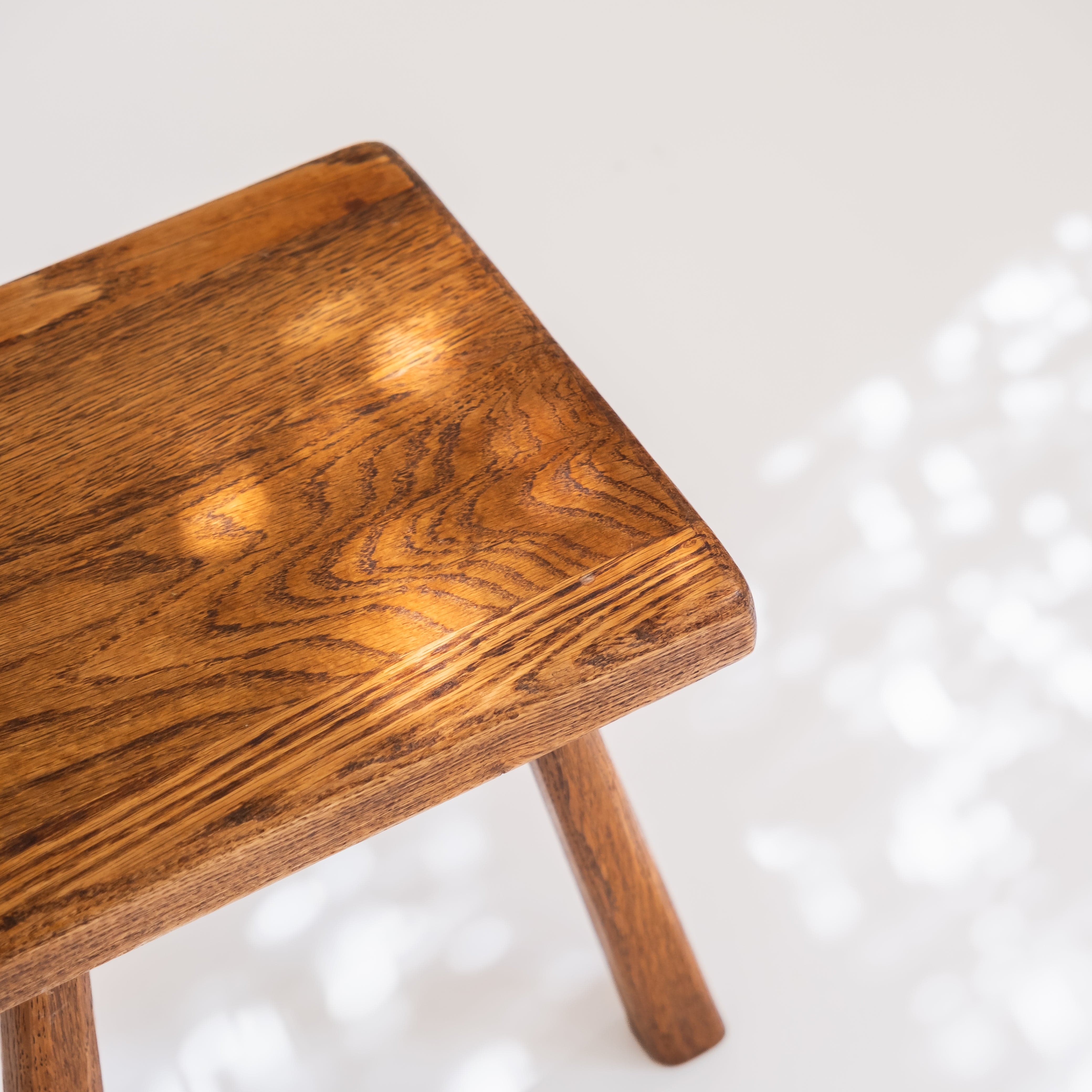 Vintage Pierre Chapo Style Side Table or Stool