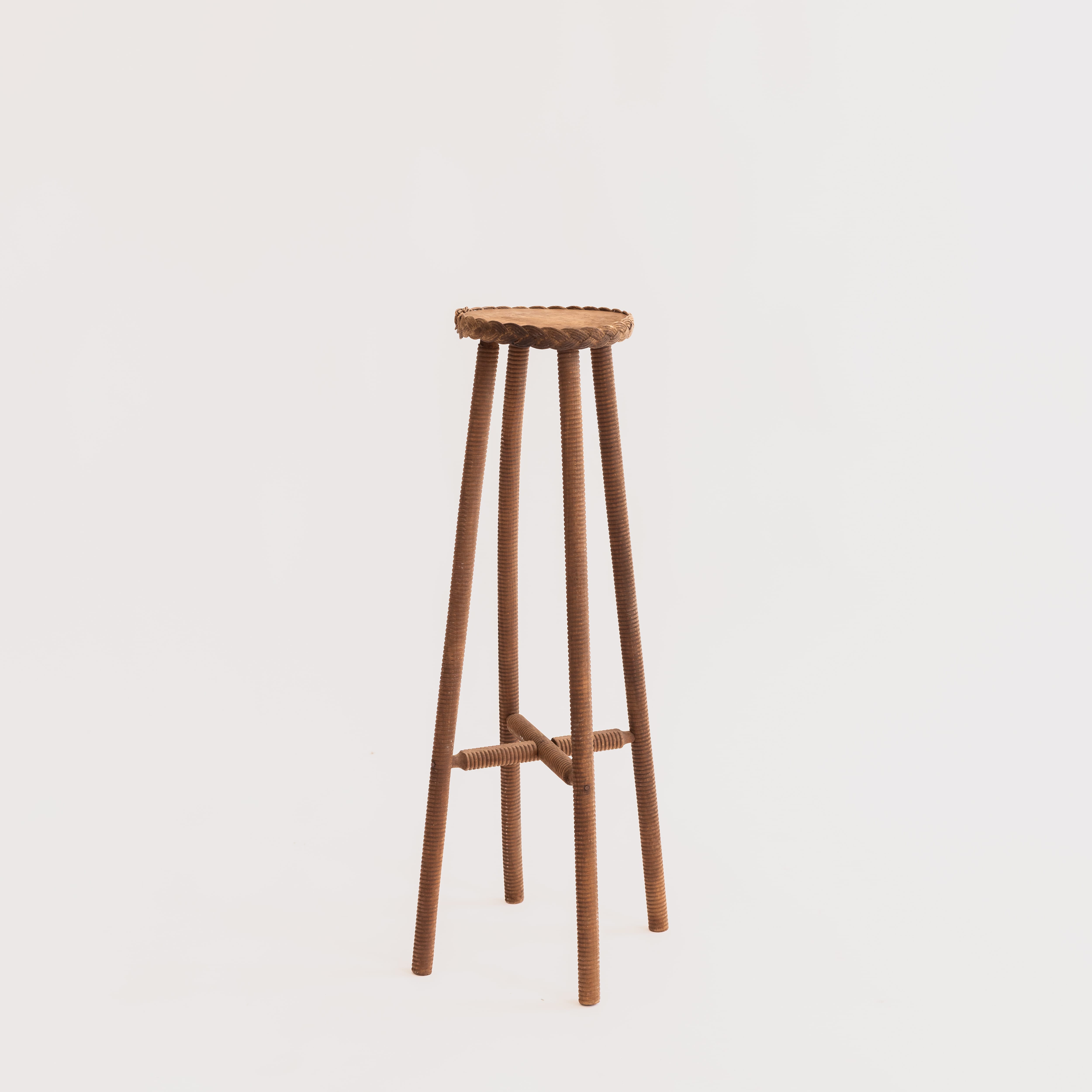 +COOP Vintage Seating Vintage Frida Minet Turned Oak Pedestal