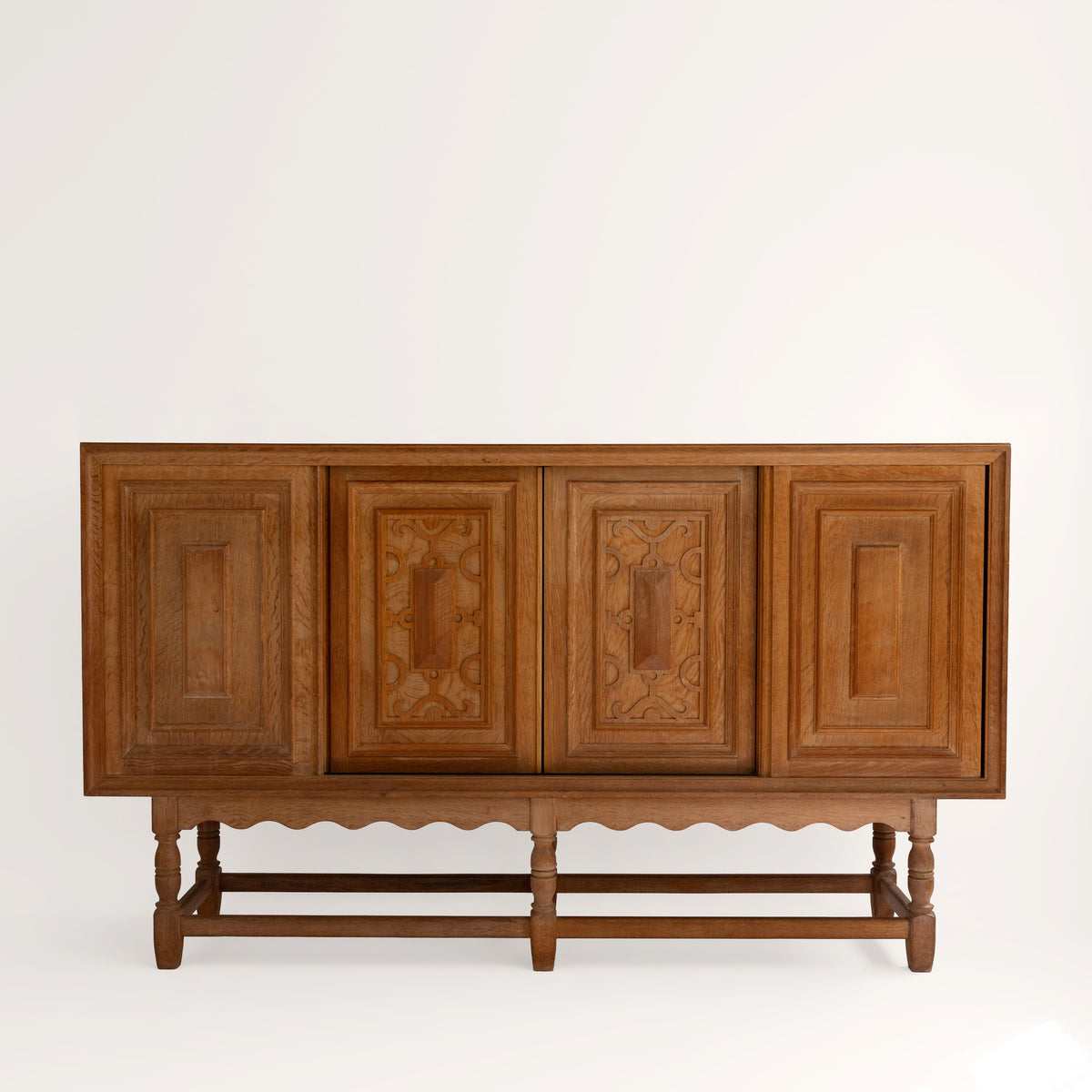+COOP Vintage Storage Vintage Carved Oak Sideboard with Drawers