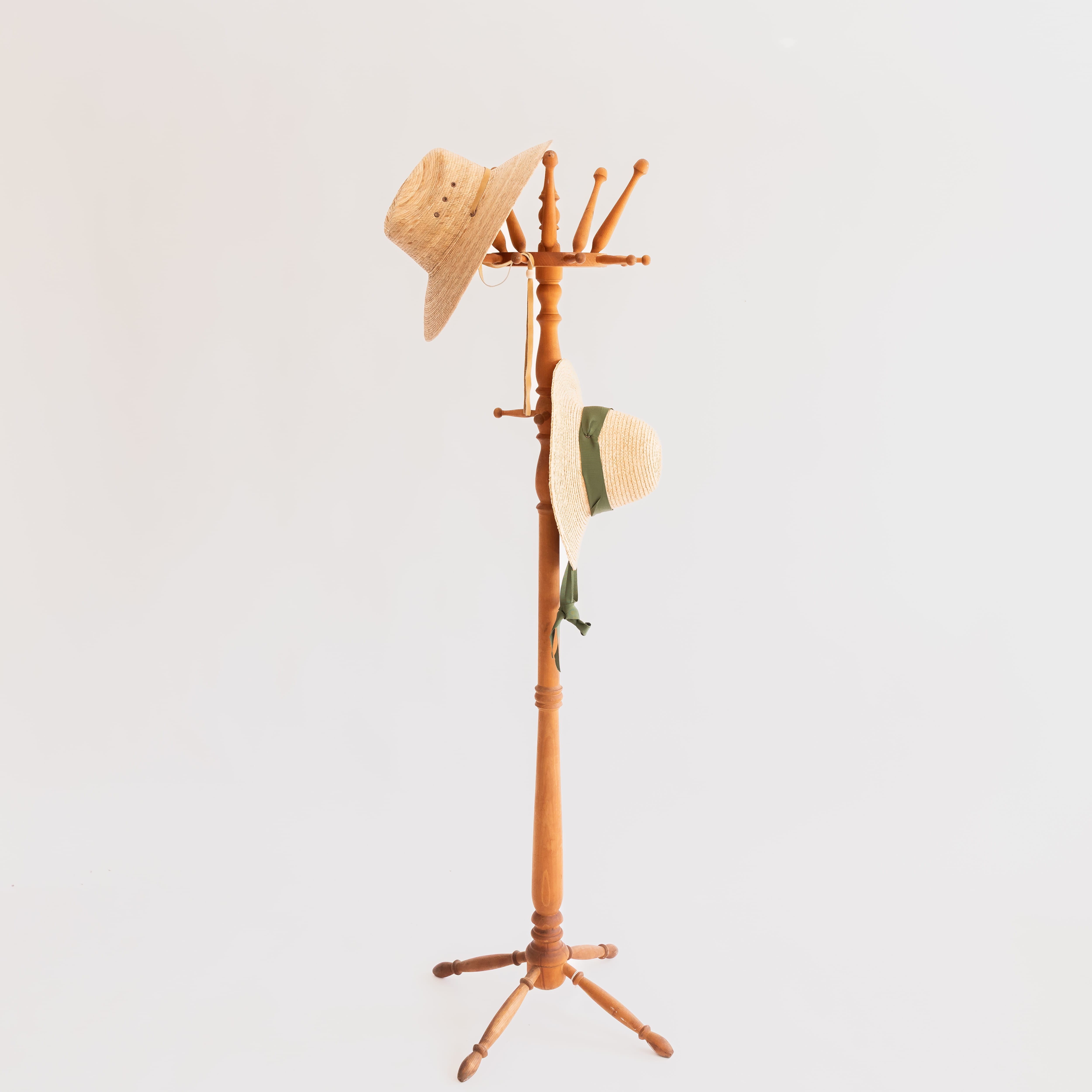 +COOP Vintage Storage Vintage Danish Beech Coat Rack Stand