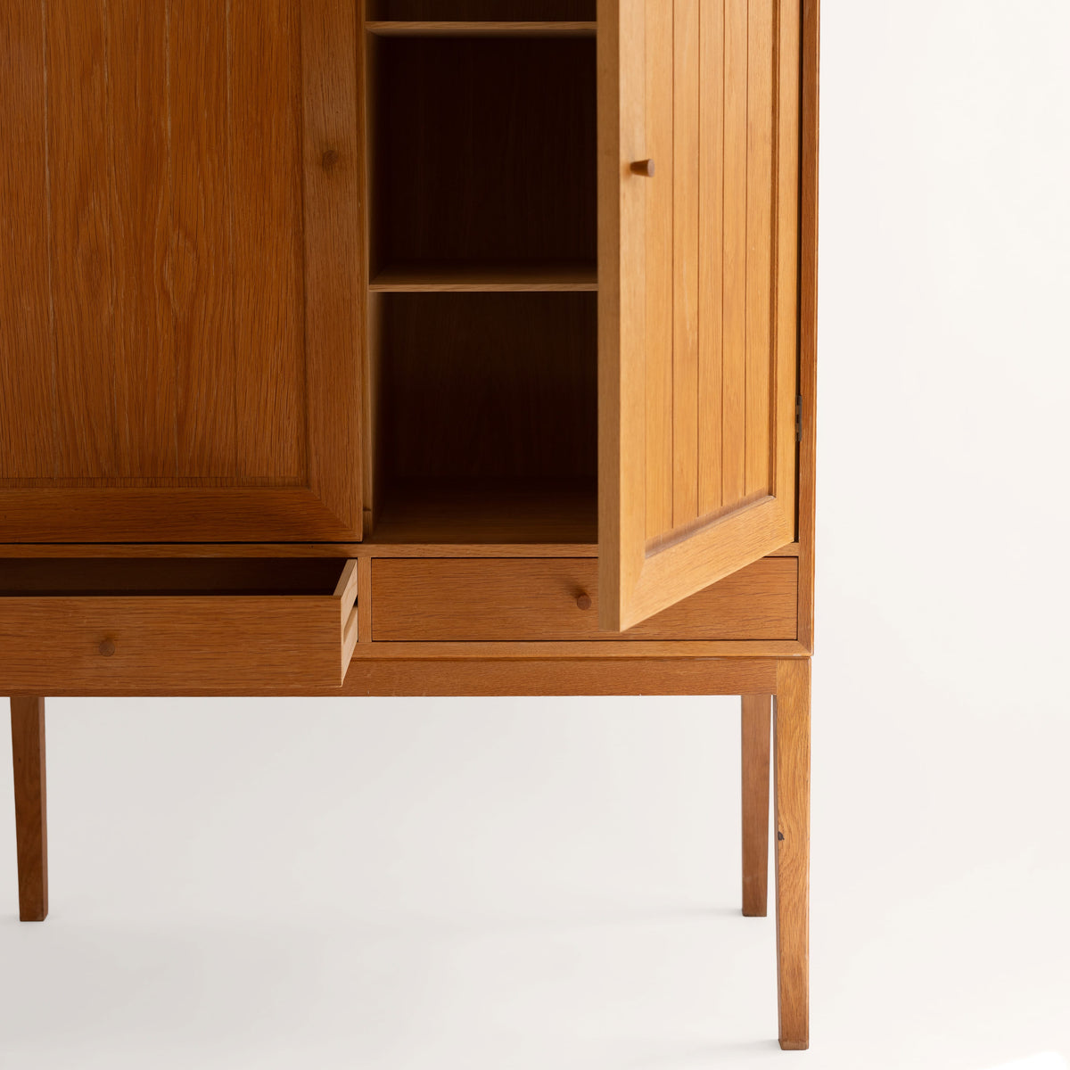 +COOP Vintage Storage Vintage Swedish Oak Cabinet