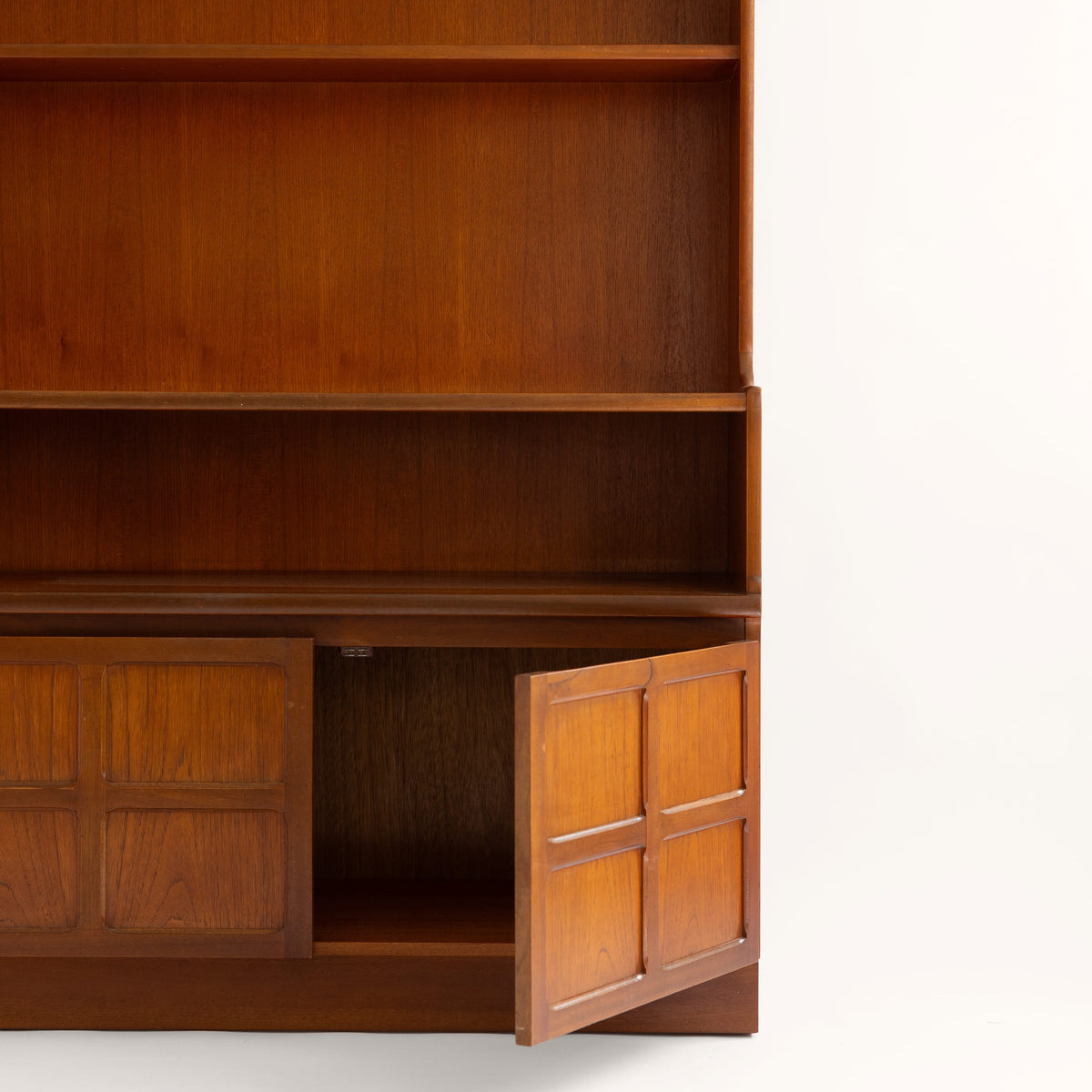 +COOP Vintage Storage Vintage Teak Bookcase with Cabinet
