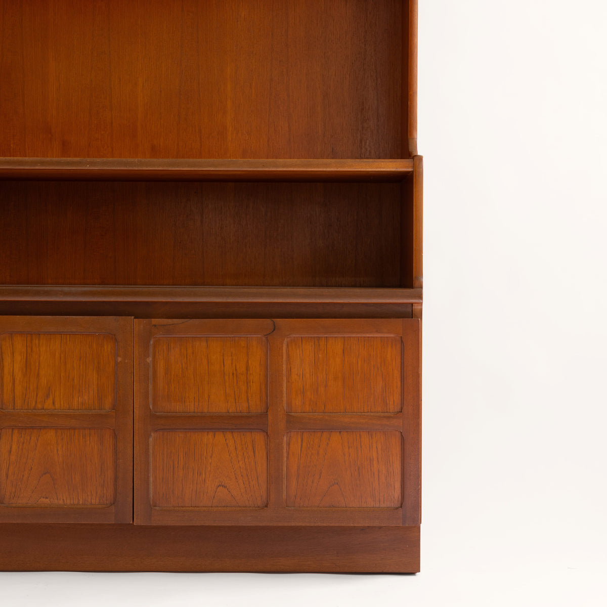 +COOP Vintage Storage Vintage Teak Bookcase with Cabinet