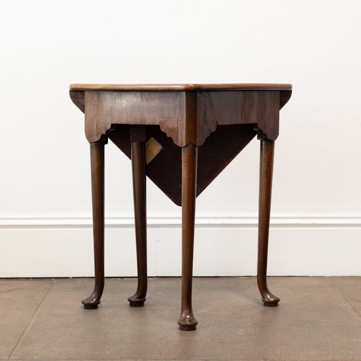 +COOP Vintage Tables 18th Century Mahogany English Handkerchief Side Table