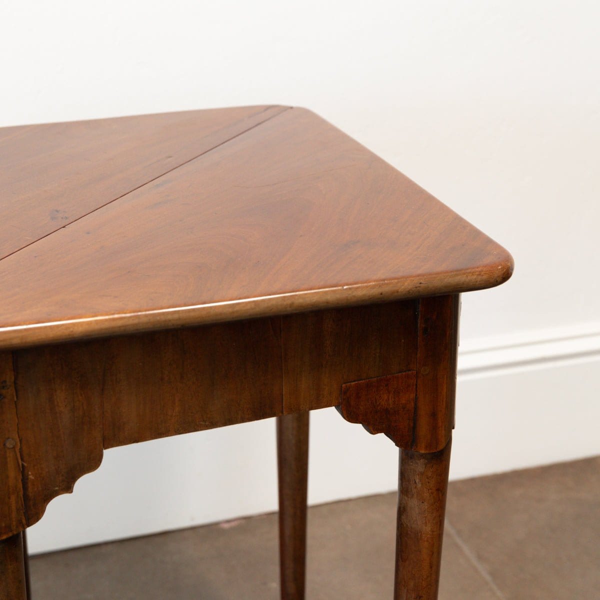 +COOP Vintage Tables 18th Century Mahogany English Handkerchief Side Table