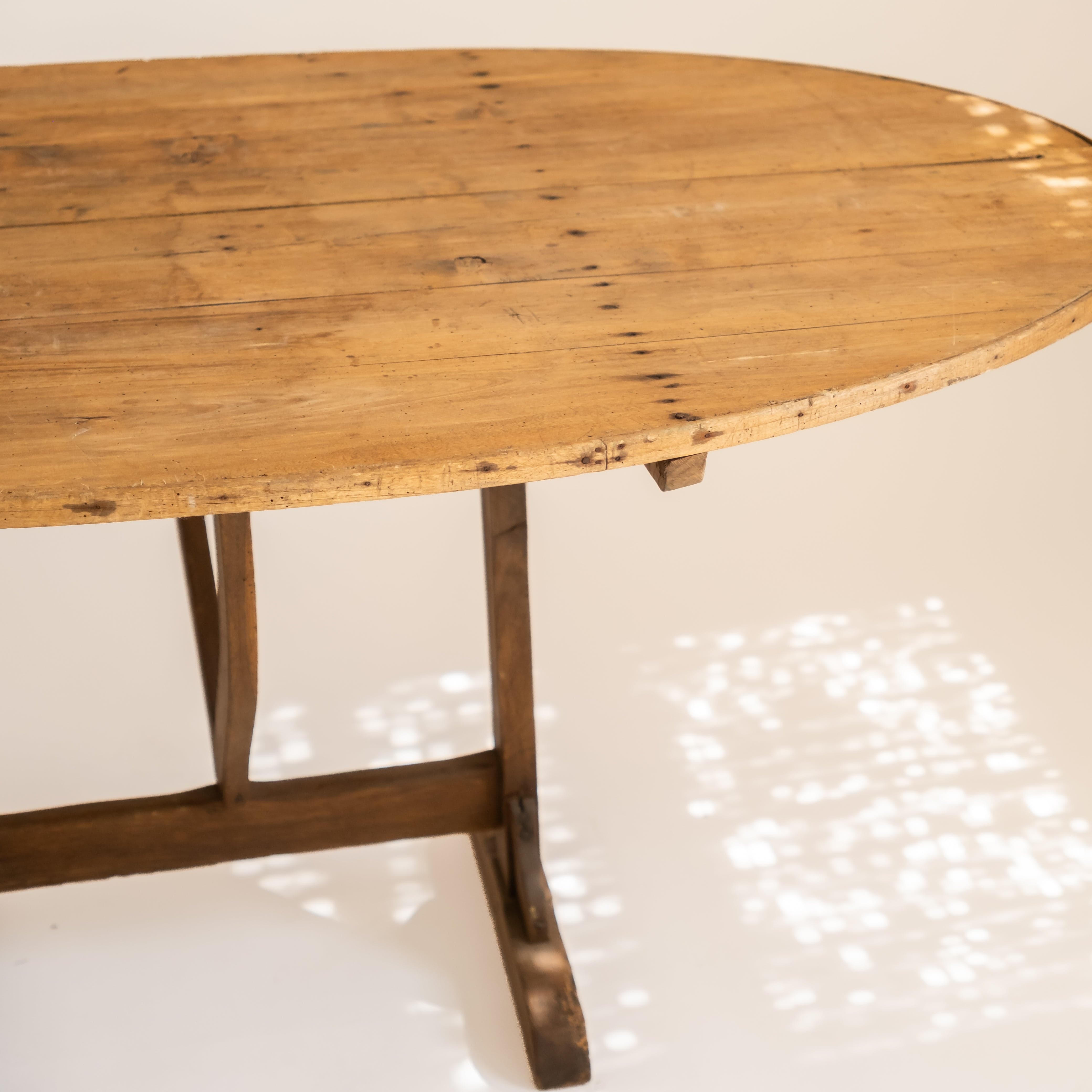 +COOP Vintage Tables Antique French Wine Tasting Table