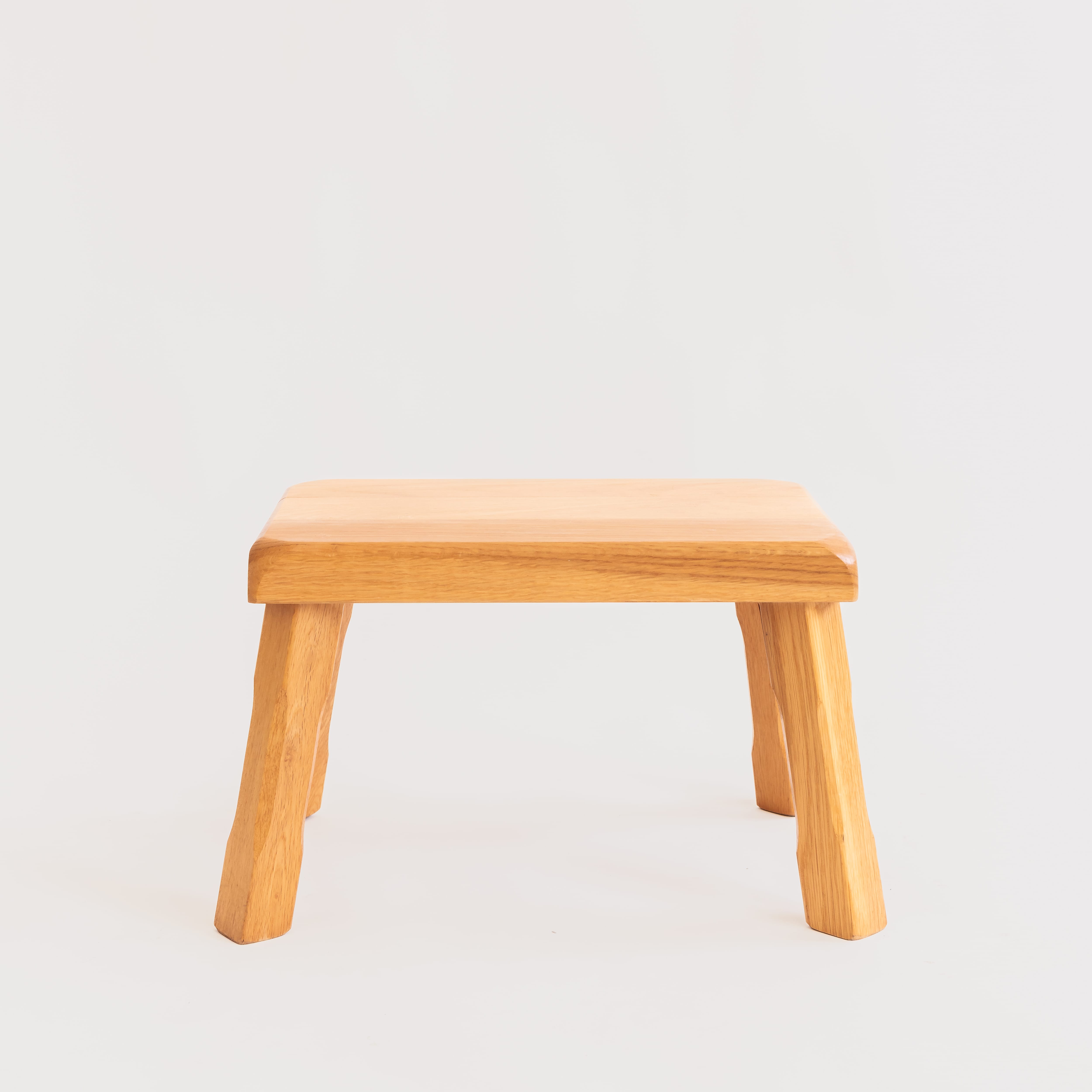 +COOP Vintage Tables Medium Vintage Brutalist Dutch Oak Nesting Tables