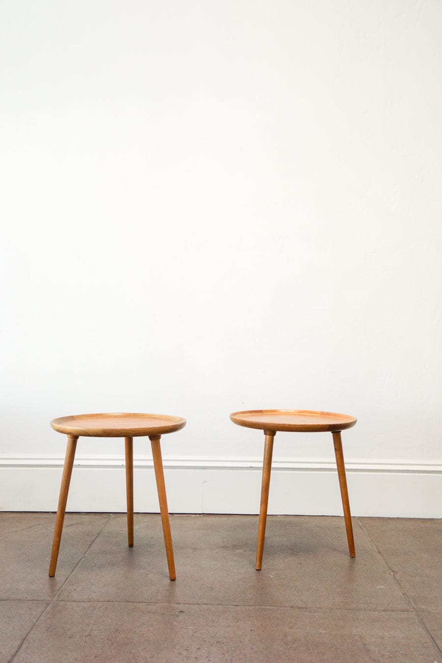 +COOP Vintage Tables Mid-century Modern Teak Side Table