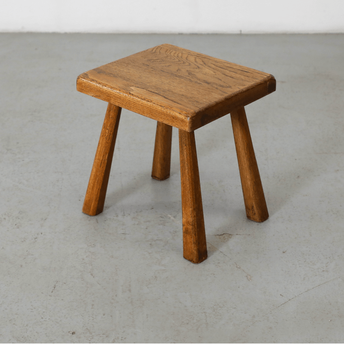 +COOP Vintage Tables Oak Side Table or Stool Pierre Chapo Side Table or Stool