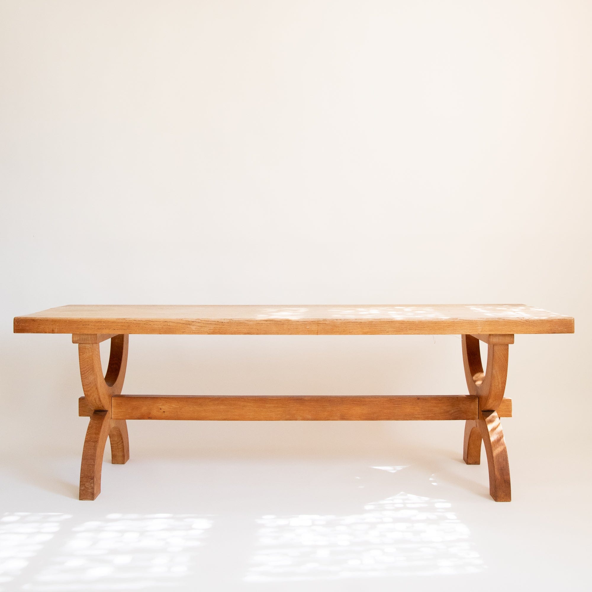 +COOP Vintage Tables Swedish Oak Sawbuck Coffee Table