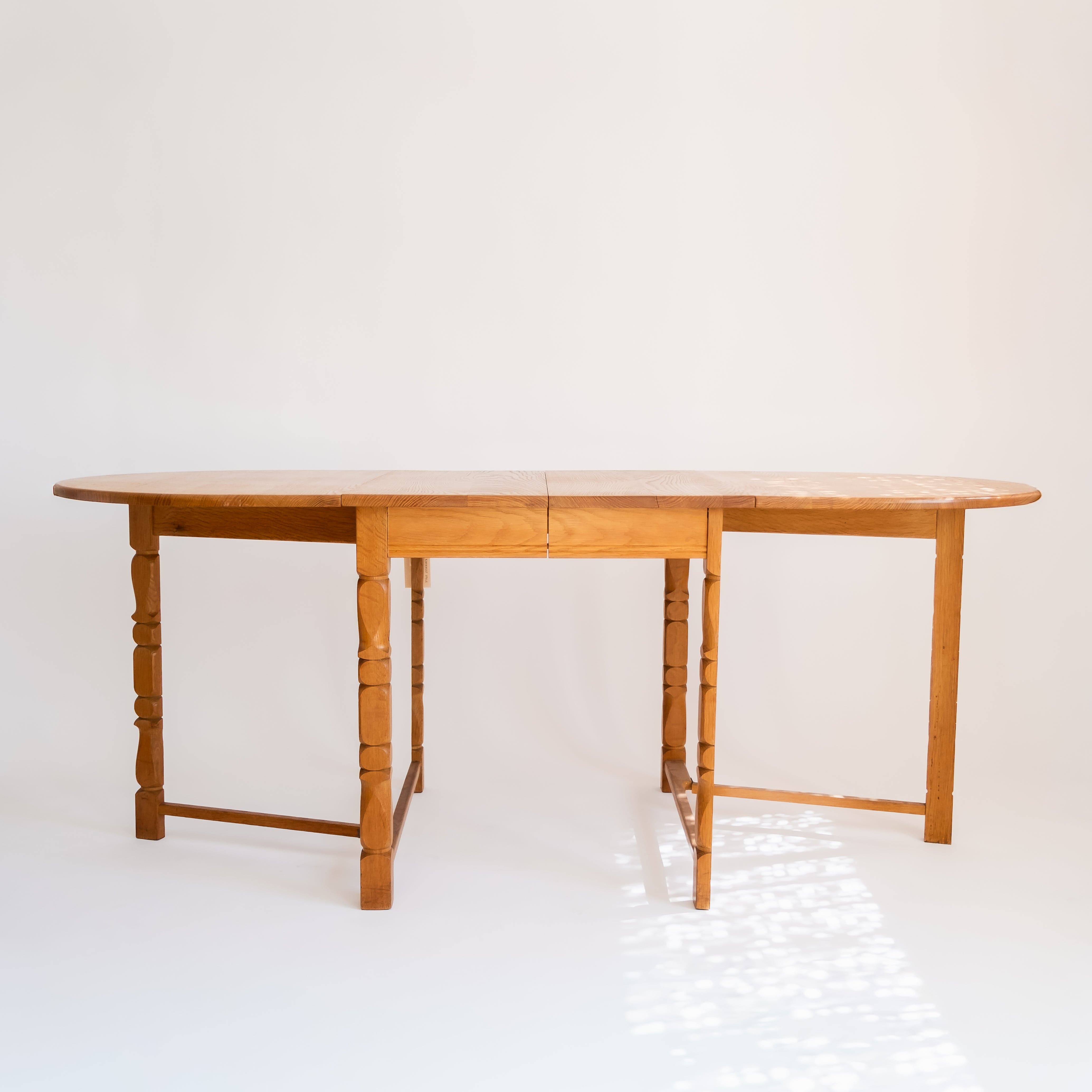 +COOP Vintage Tables Vintage Henning Kjaernulf Style Danish Oak Dining Table