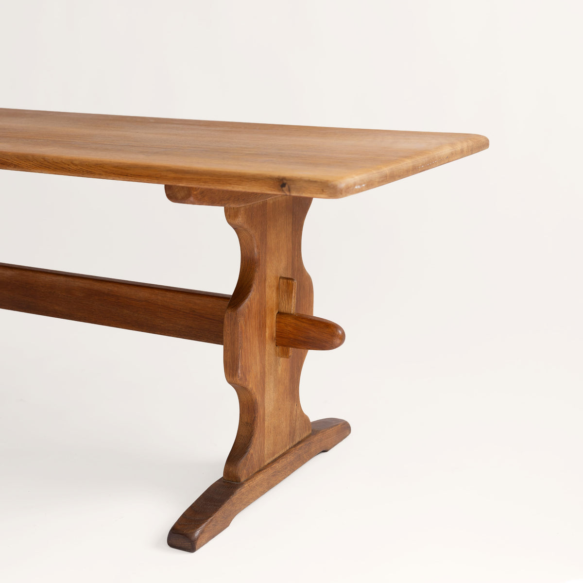 +COOP Vintage Tables Vintage Oak Trestle Coffee Table