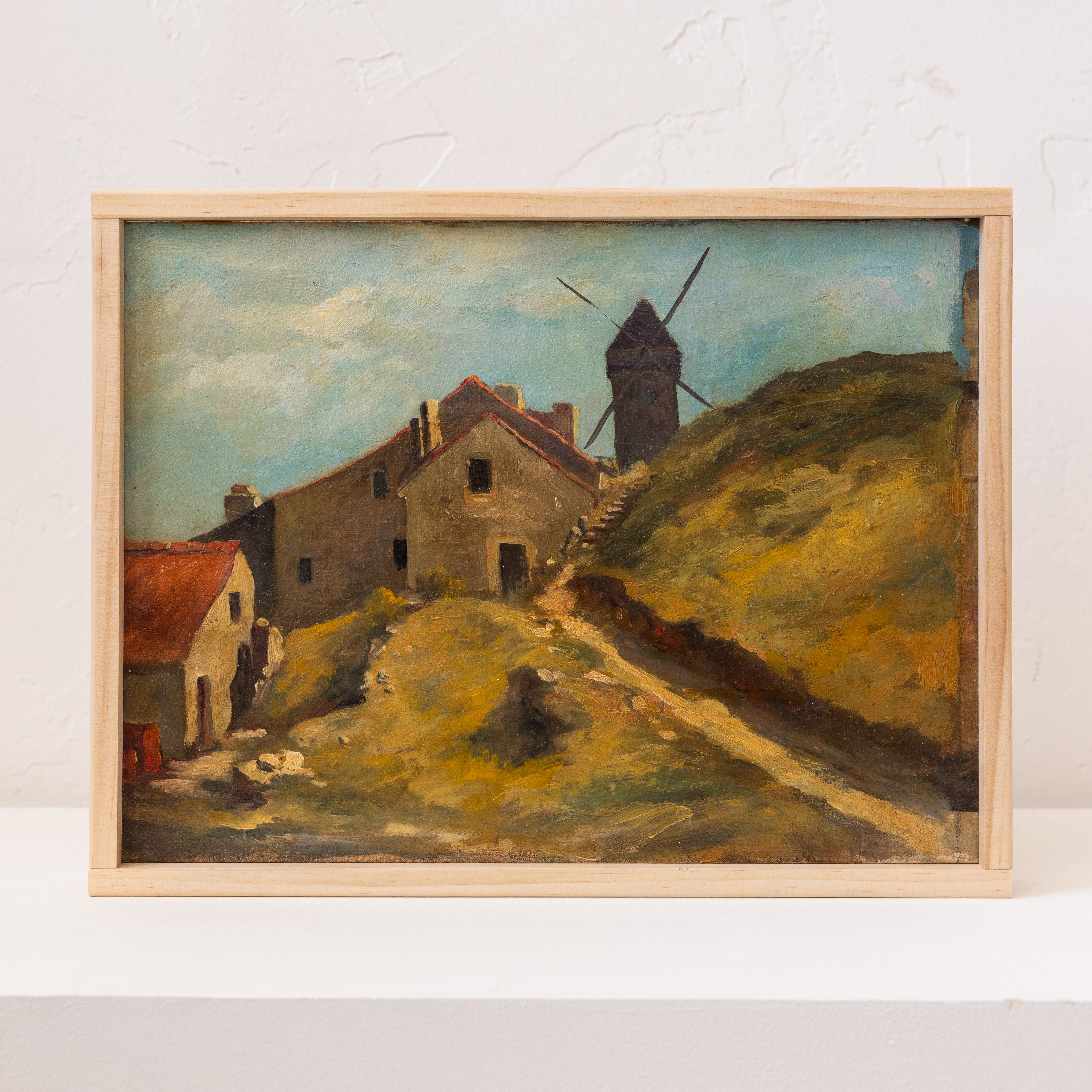 +COOP Vintage Wall Art Vintage Village Painting