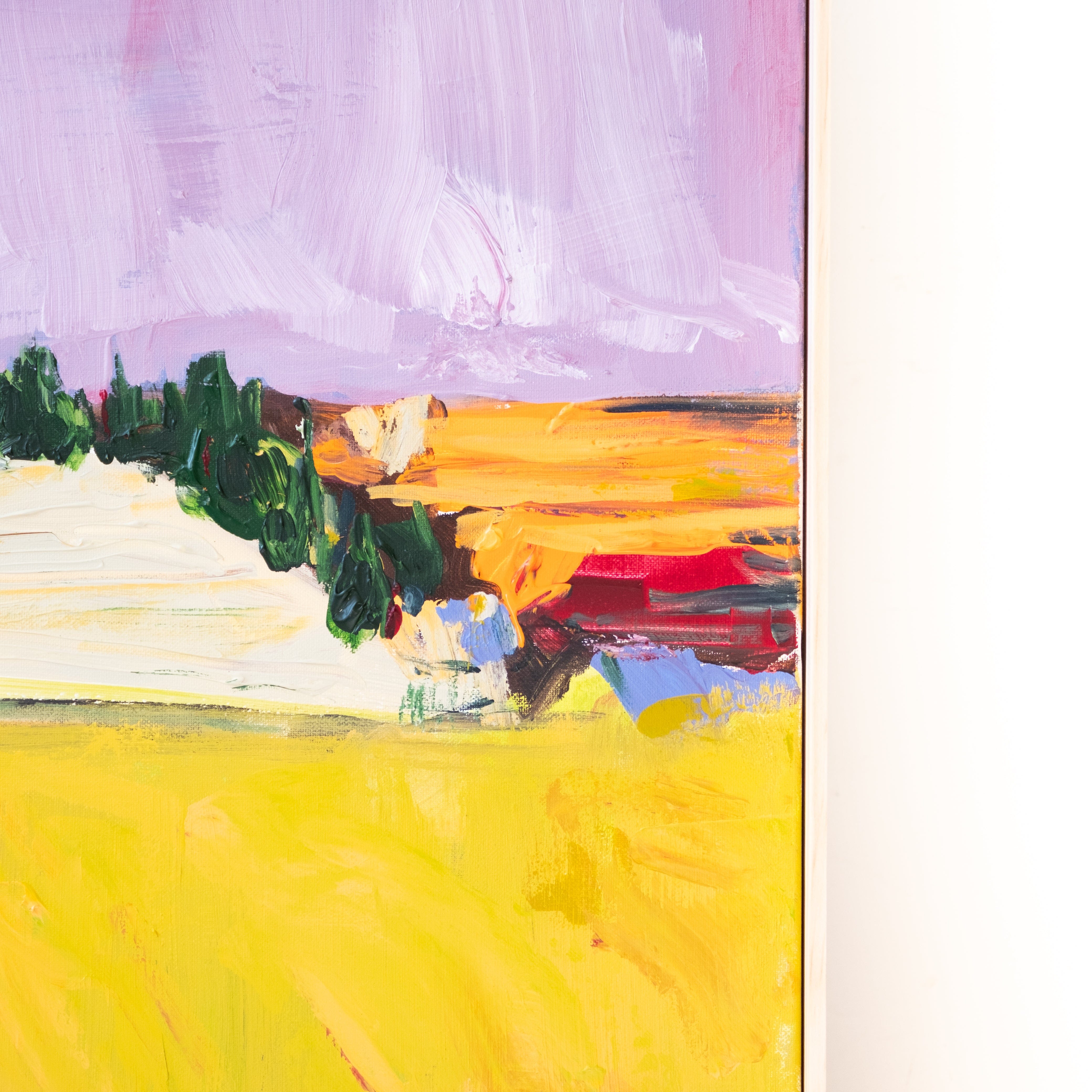 +COOP Wall Art Framed Abstract Painting | "Blush"