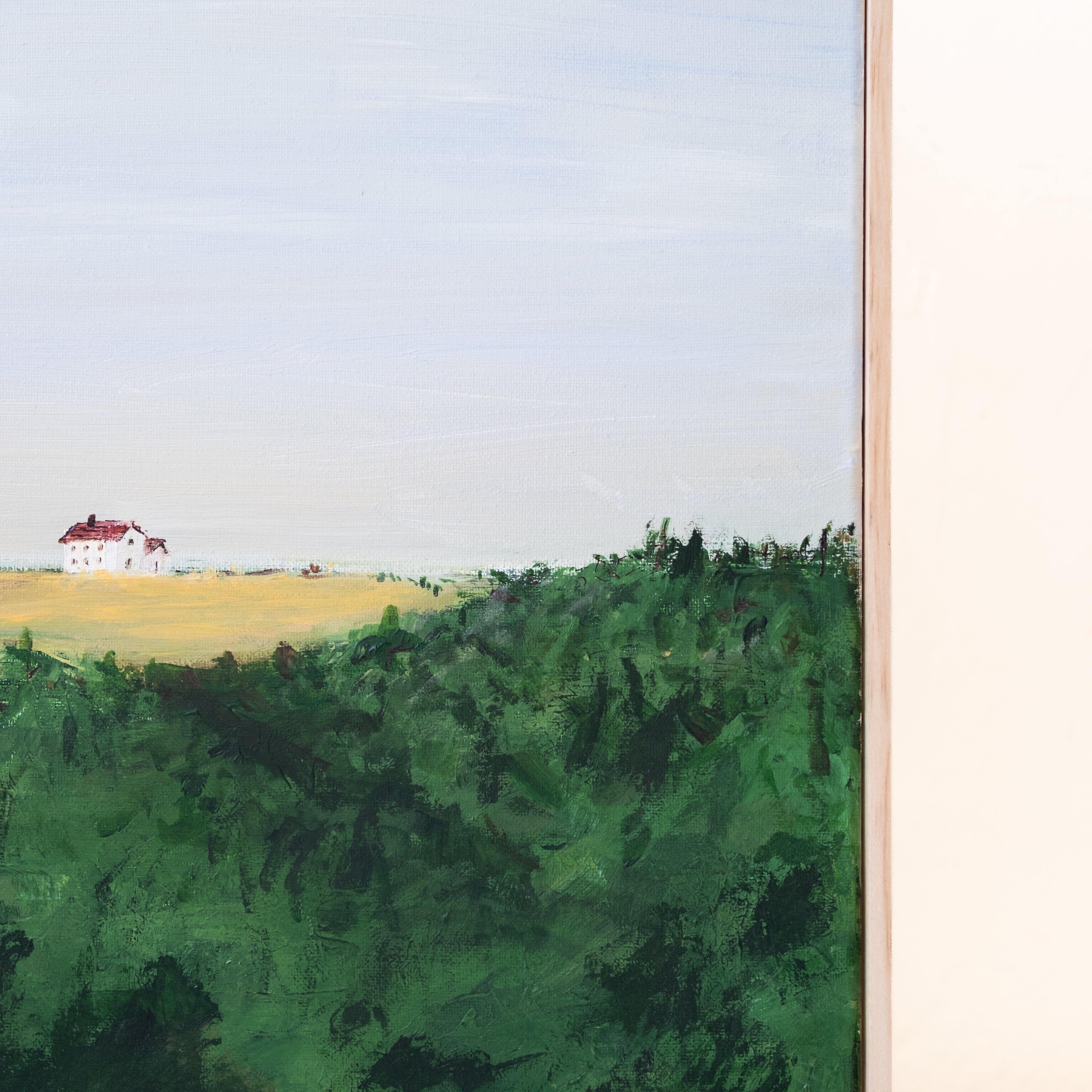 +COOP Wall Art Framed Abstract Painting | "Home Alone"