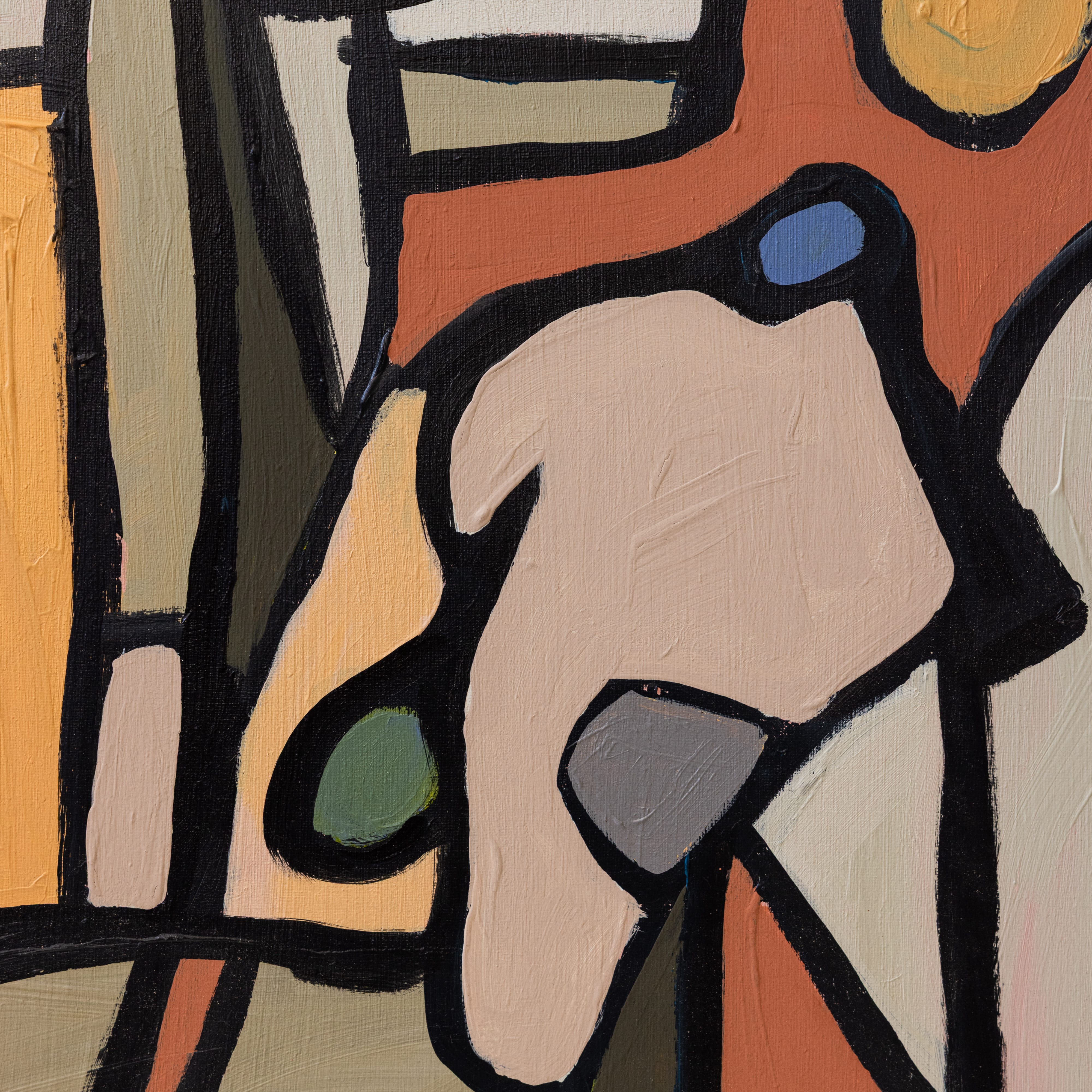 +COOP Wall Art Framed Abstract Painting | "Talk Therapy"