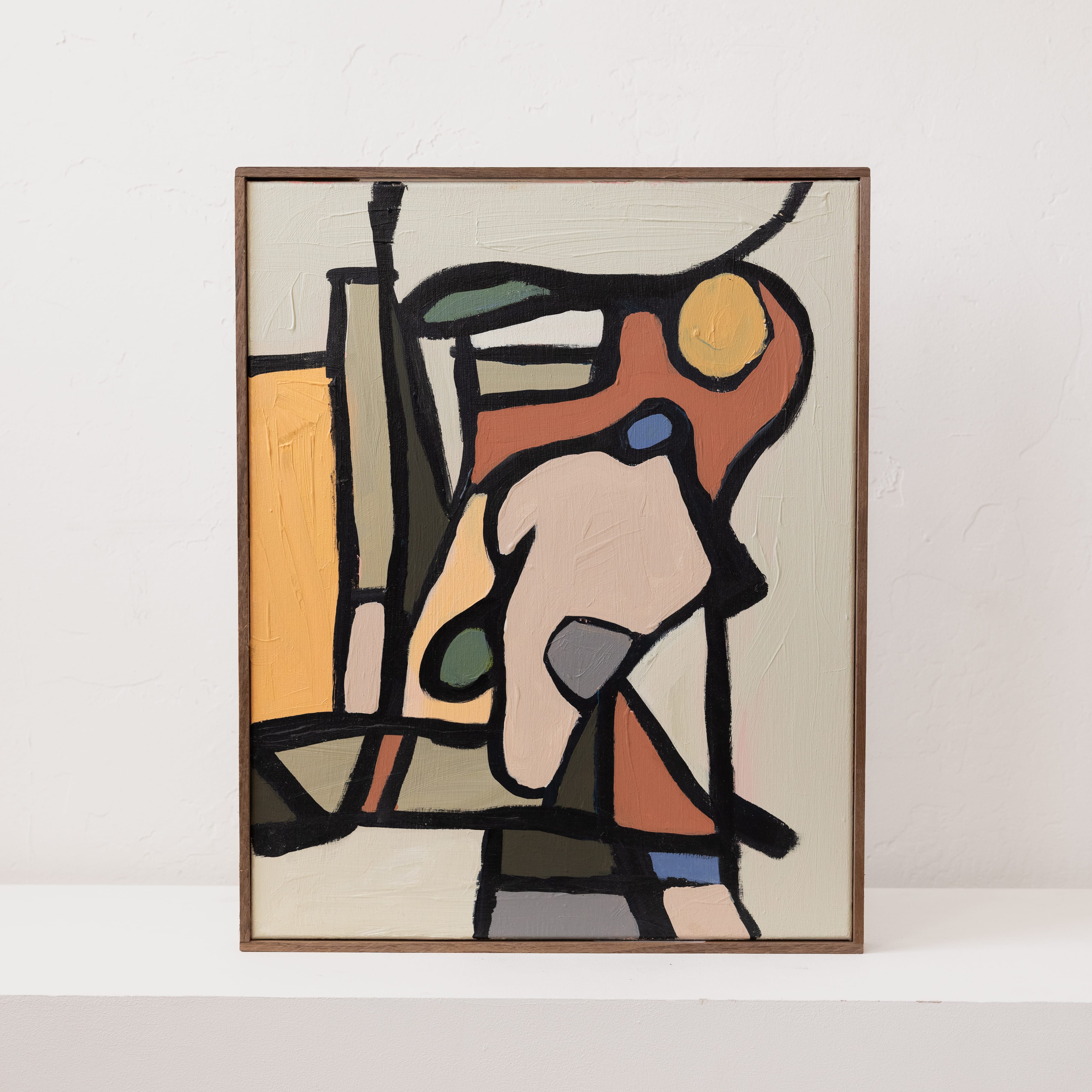 +COOP Wall Art Framed Abstract Painting | "Talk Therapy"