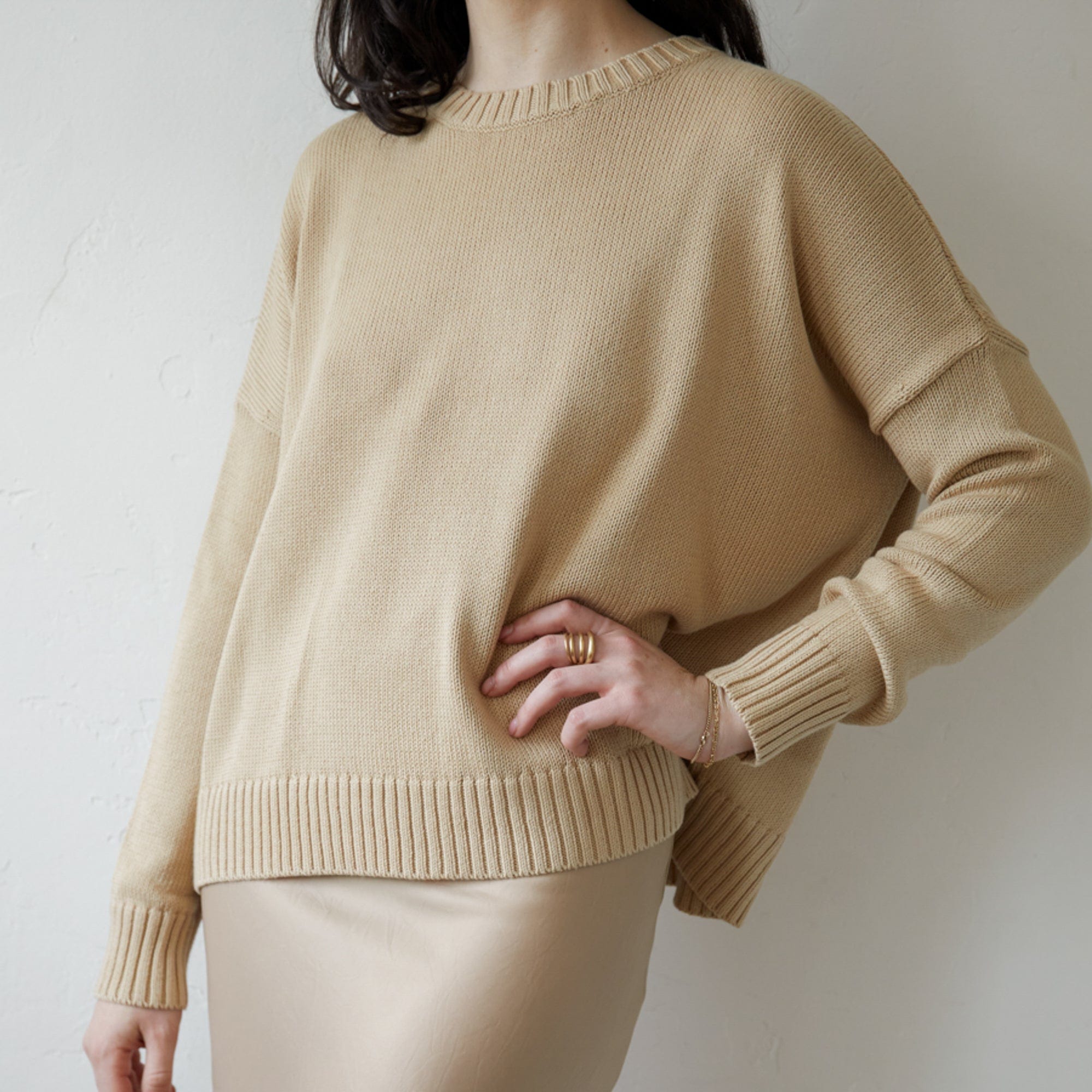 Cotton Wide Pullover by Organic by John Patrick - +COOP