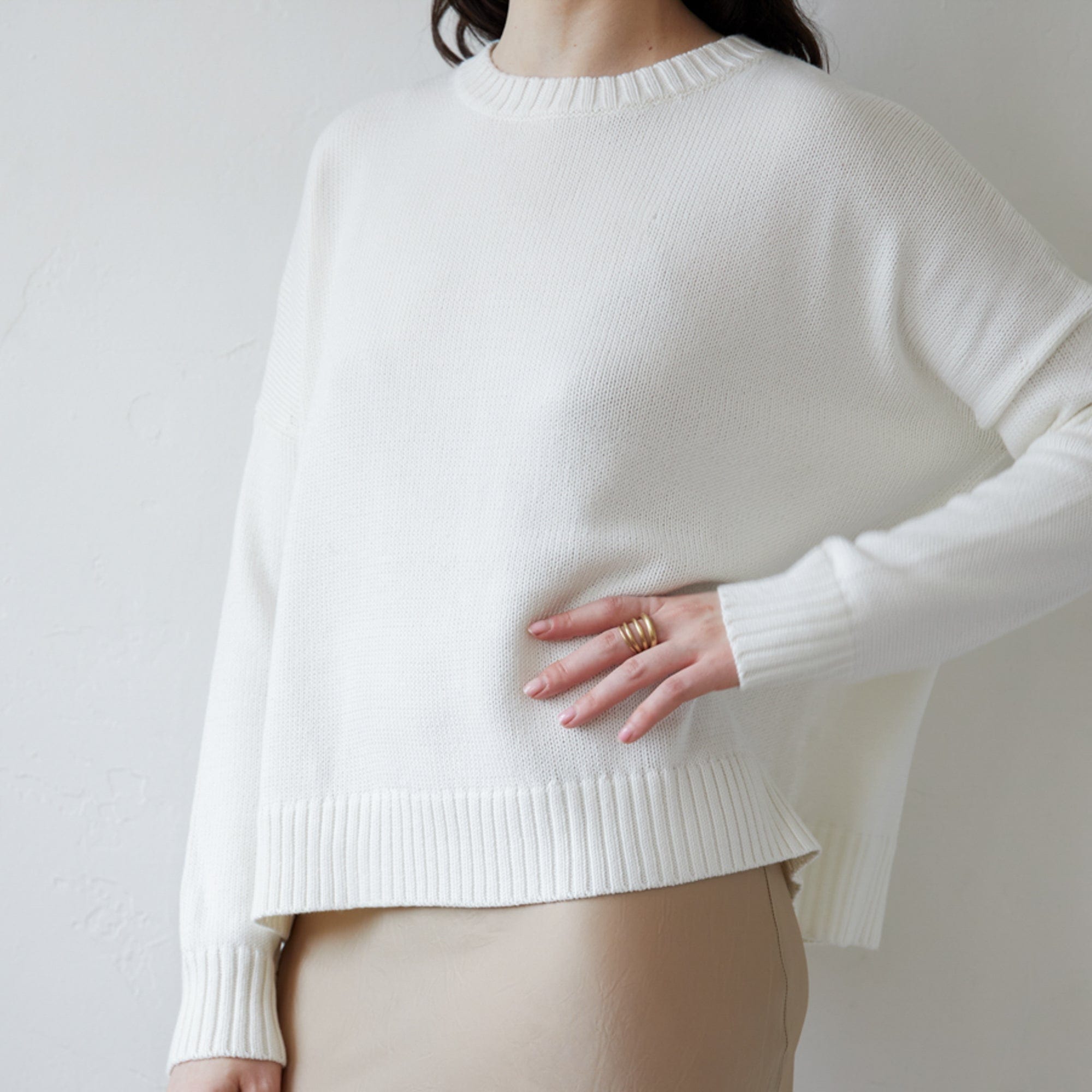 Cotton Wide Pullover by Organic by John Patrick - +COOP