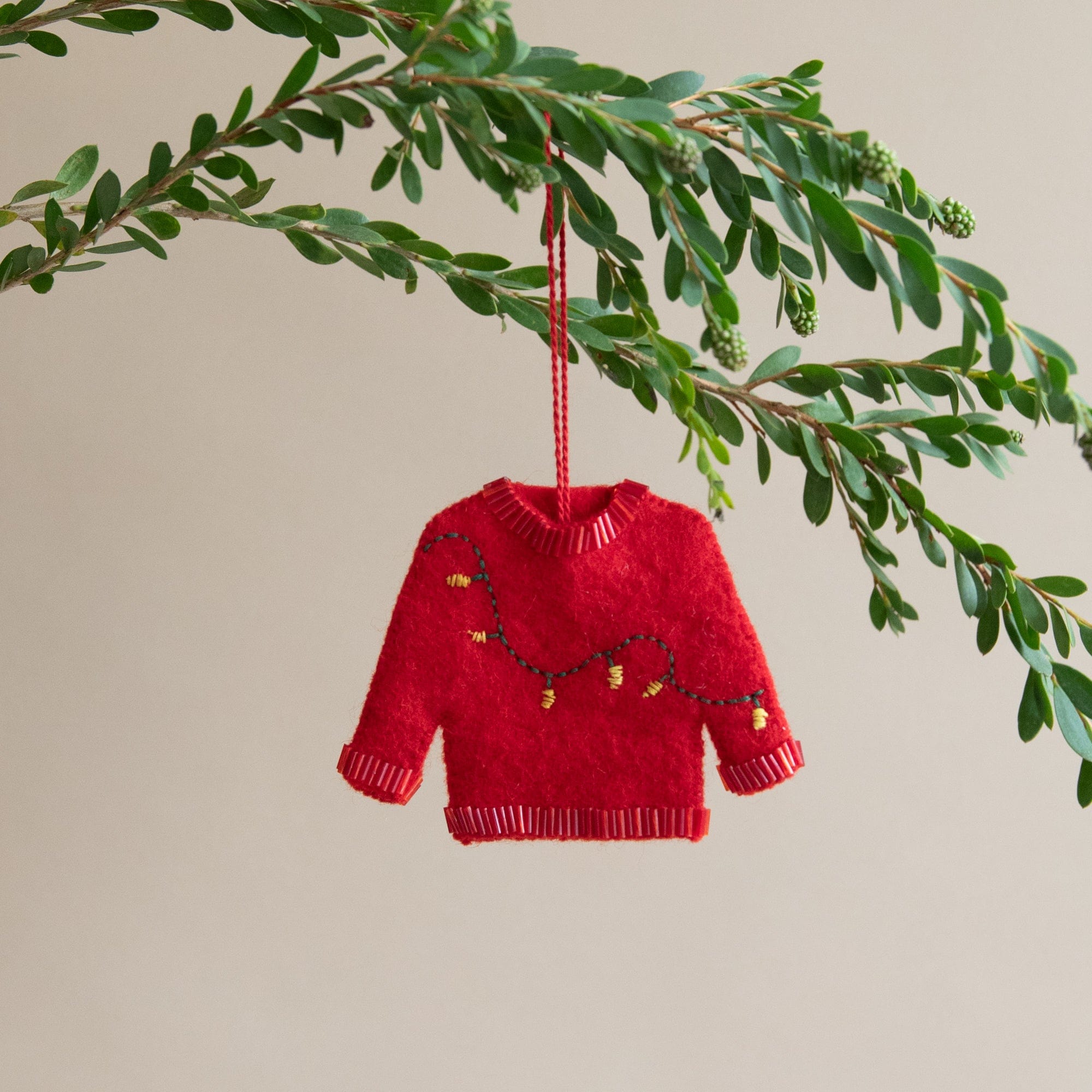 Craft Spring Seasonal Christmas Sweater Ornament