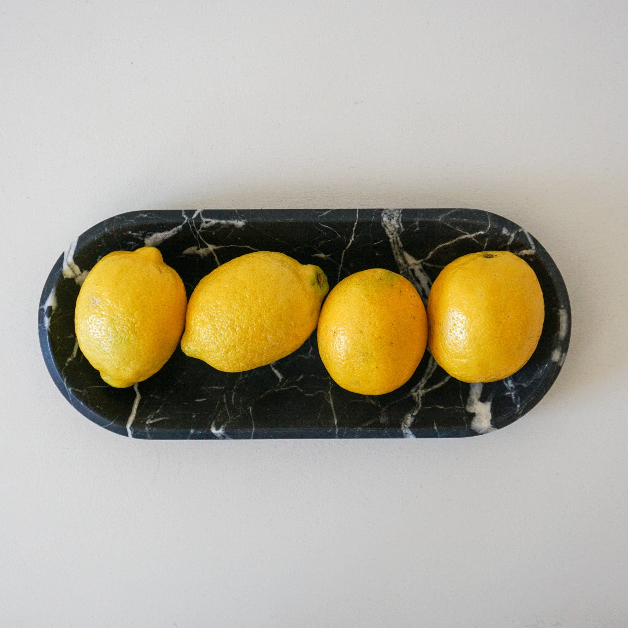 CRAIGHILL Trays + Catchalls Beveled Marble Bowl Long