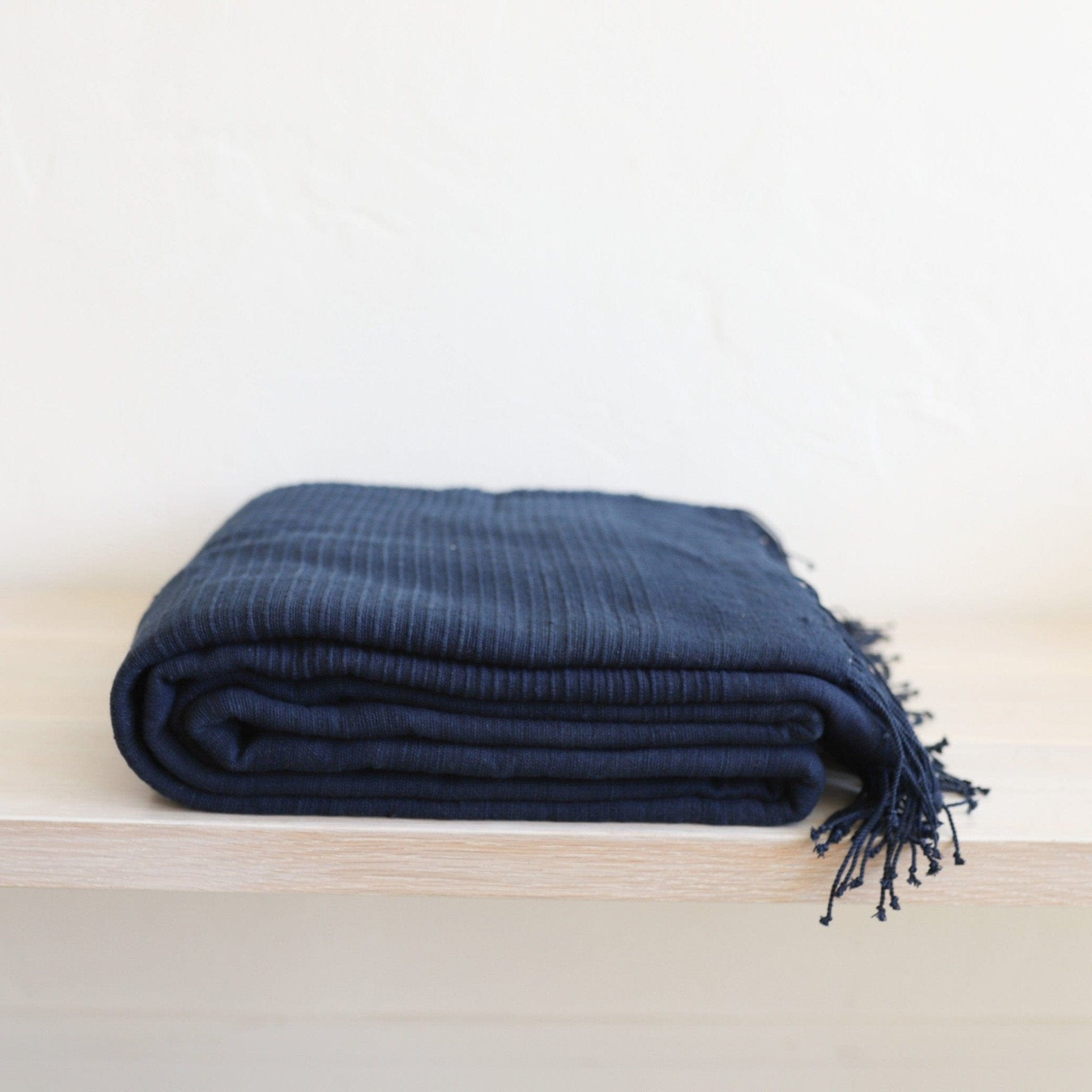 Creative Women Blankets + Throws Navy Three Paneled Blanket