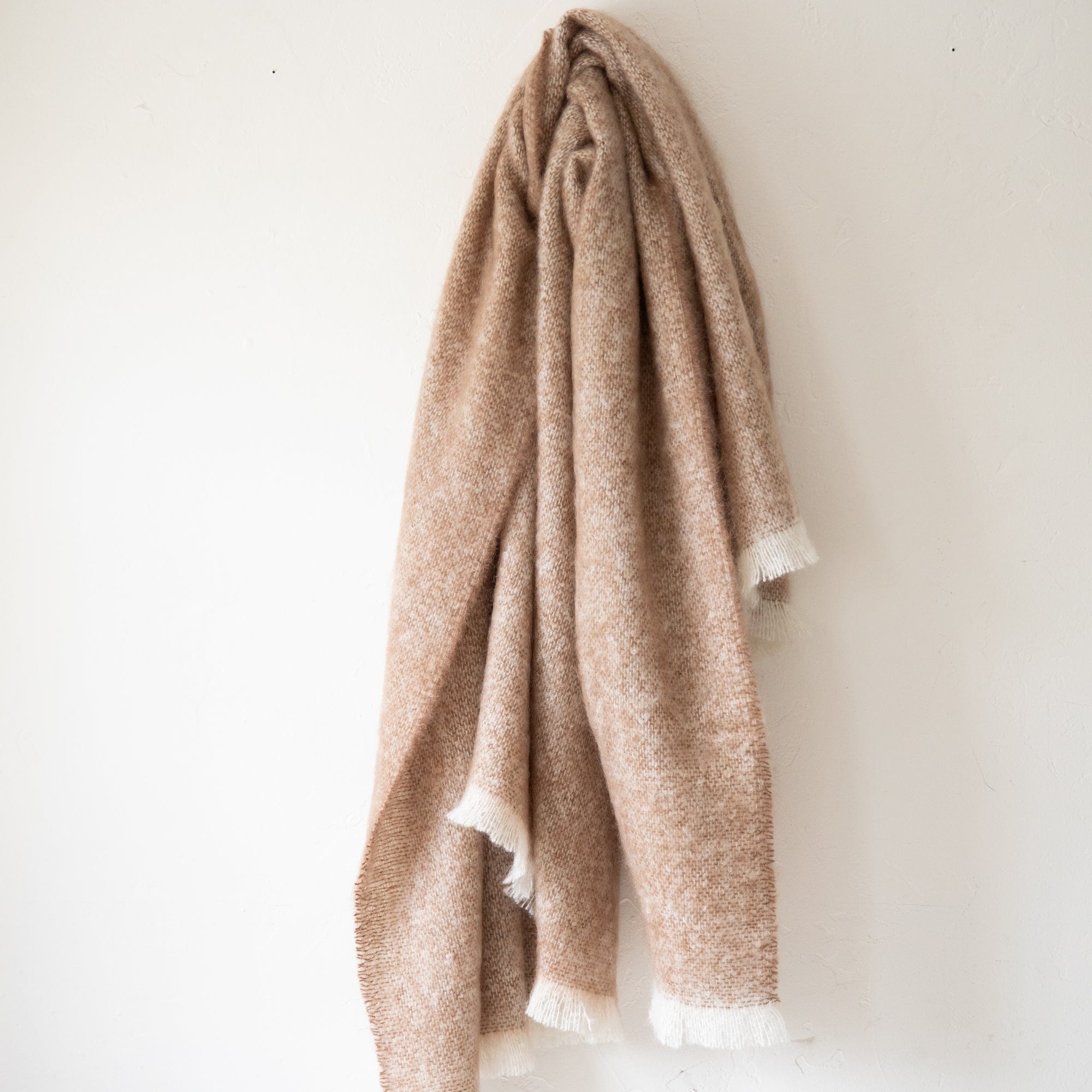 Cushendale Blankets + Throws Cocoa Mohair Throw